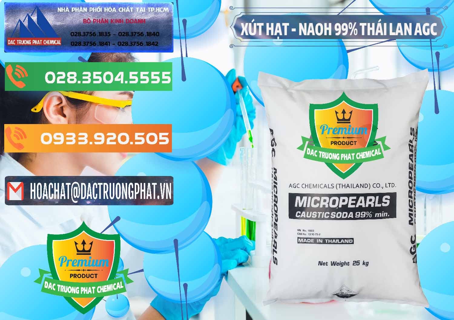 Nơi phân phối và bán Xút Hạt - NaOH Bột 99% AGC Thái Lan - 0168 - Nơi chuyên kinh doanh & cung cấp hóa chất tại TP.HCM - hoachatxulynuoc.com.vn