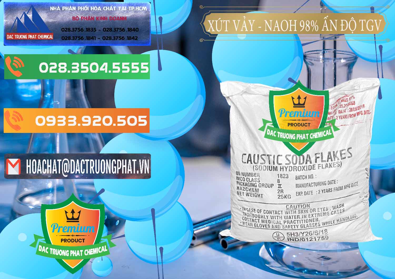Đơn vị chuyên bán © kinh doanh Sodium Hydroxide Dạng Vảy Khô ß Xút NaOH Vảy 98% TGV Ấn Độ India Đơn vị chuyên cung cấp - bán Xút Vảy - NaOH Vảy 98% TGV Ấn Độ India - 0169 - Chuyên bán & phân phối hóa chất tại TP.HCM - hoachatxulynuoc.com.vn