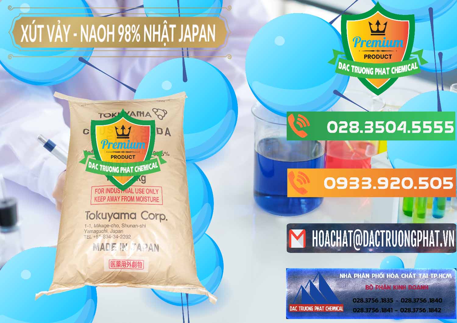 Kinh doanh và bán Xút Vảy - NaOH Vảy 98% Tokuyama Nhật Bản Japan - 0173 - Nhà cung cấp ( phân phối ) hóa chất tại TP.HCM - hoachatxulynuoc.com.vn