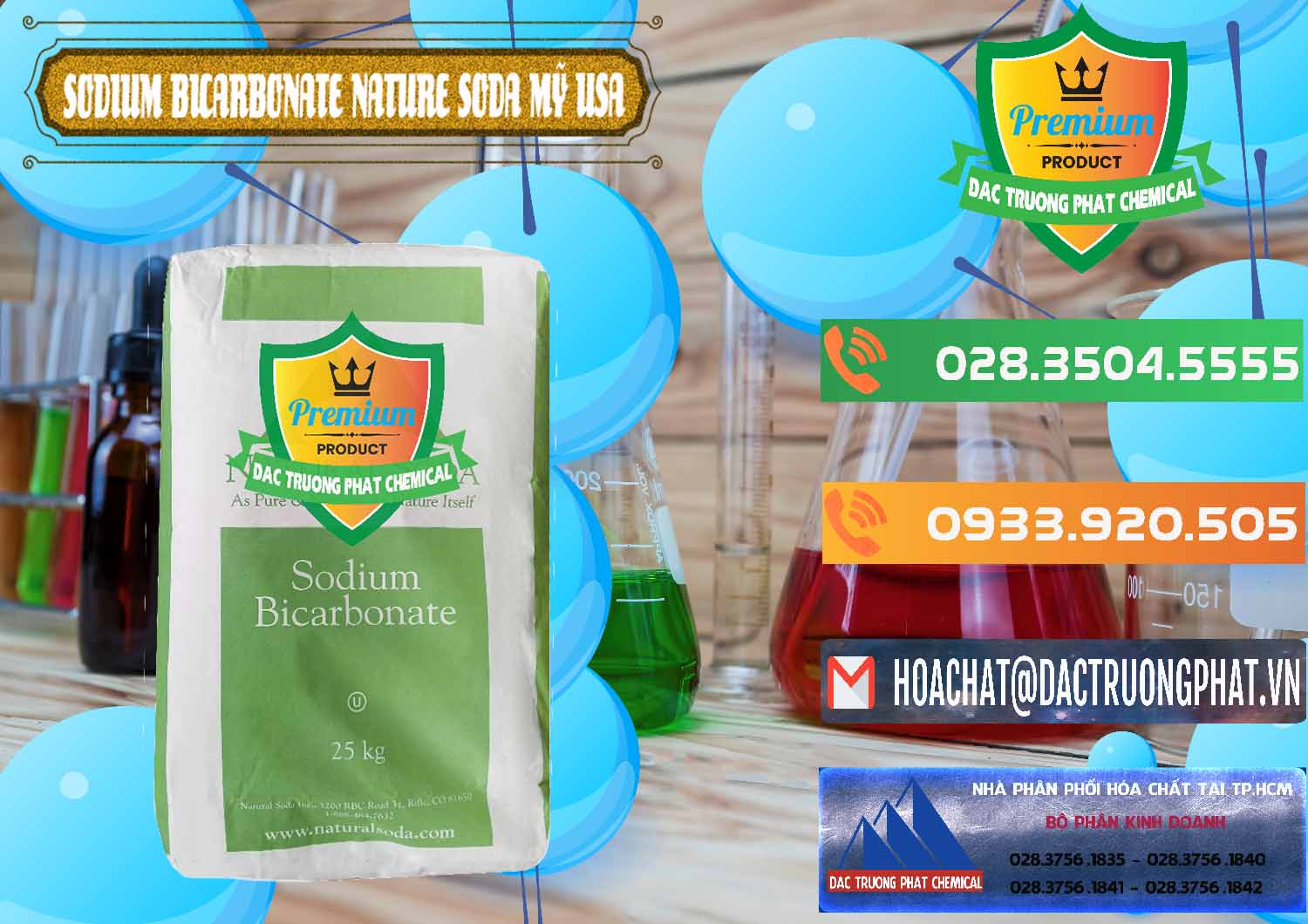 Chuyên nhập khẩu ( bán ) Sodium Bicarbonate – Bicar NaHCO3 Food Grade Nature Soda Mỹ USA - 0256 - Chuyên cung cấp ( phân phối ) hóa chất tại TP.HCM - hoachatxulynuoc.com.vn