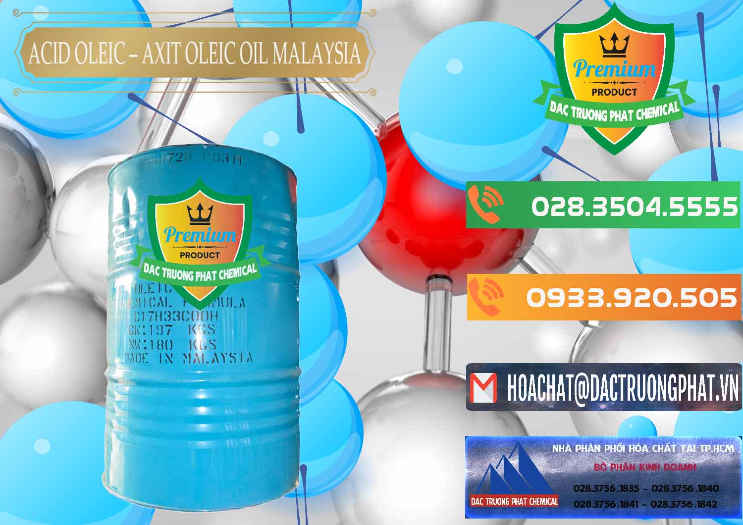 Công ty chuyên cung cấp - bán Acid Oleic – Axit Oleic Oil Malaysia - 0013 - Kinh doanh & phân phối hóa chất tại TP.HCM - hoachatxulynuoc.com.vn