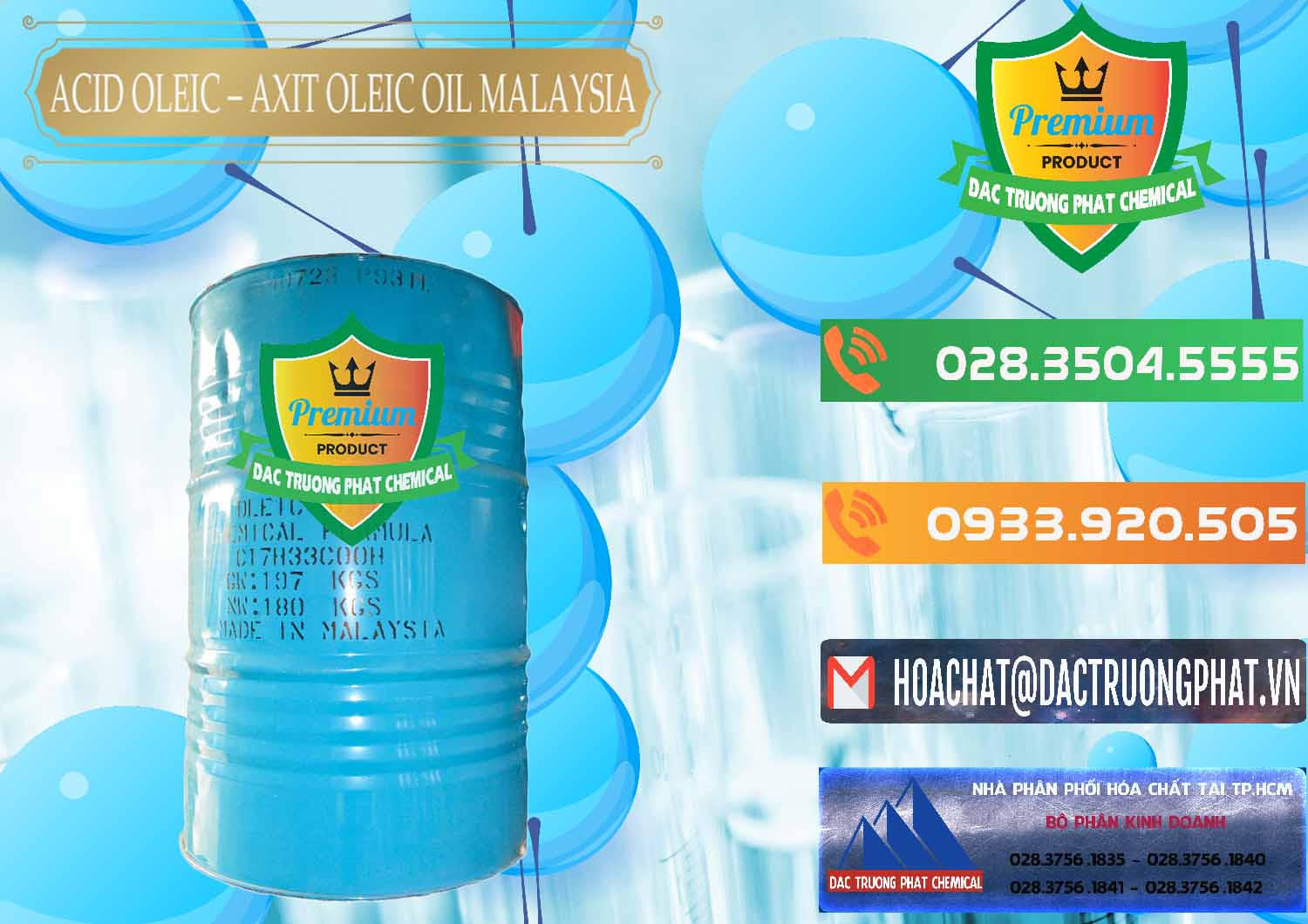 Đơn vị chuyên kinh doanh và bán Acid Oleic – Axit Oleic Oil Malaysia - 0013 - Chuyên nhập khẩu _ phân phối hóa chất tại TP.HCM - hoachatxulynuoc.com.vn