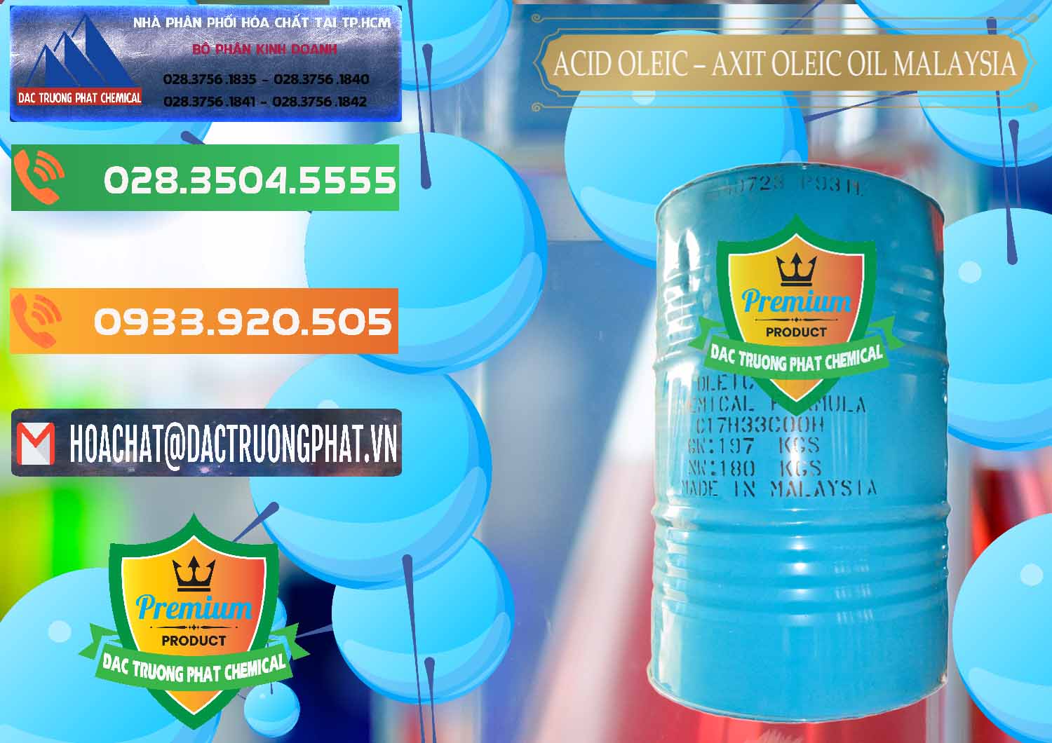 Nơi chuyên nhập khẩu _ bán Acid Oleic – Axit Oleic Oil Malaysia - 0013 - Đơn vị chuyên cung cấp ( bán ) hóa chất tại TP.HCM - hoachatxulynuoc.com.vn