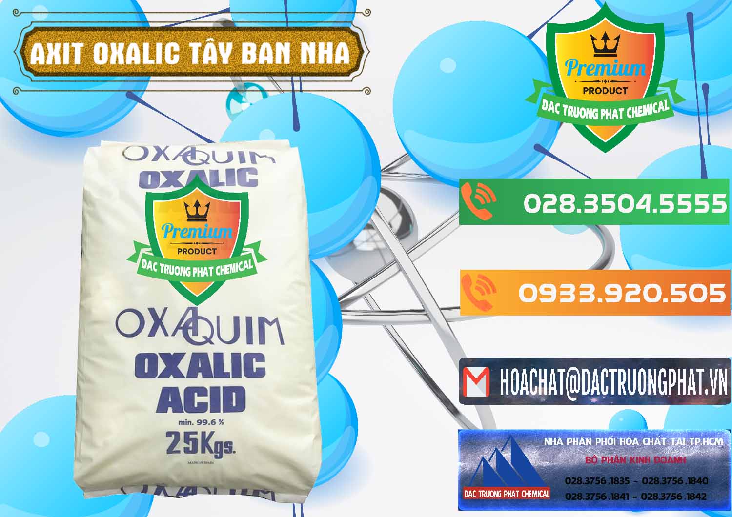 Cty bán _ phân phối Acid Oxalic – Axit Oxalic 99.6% Tây Ban Nha Spain - 0269 - Nhà cung cấp - phân phối hóa chất tại TP.HCM - hoachatxulynuoc.com.vn