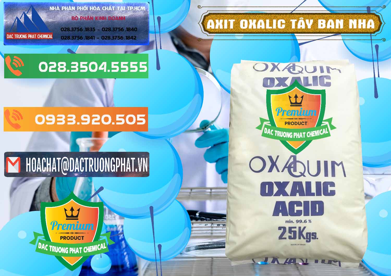 Công ty bán _ cung ứng Acid Oxalic – Axit Oxalic 99.6% Tây Ban Nha Spain - 0269 - Bán và cung cấp hóa chất tại TP.HCM - hoachatxulynuoc.com.vn