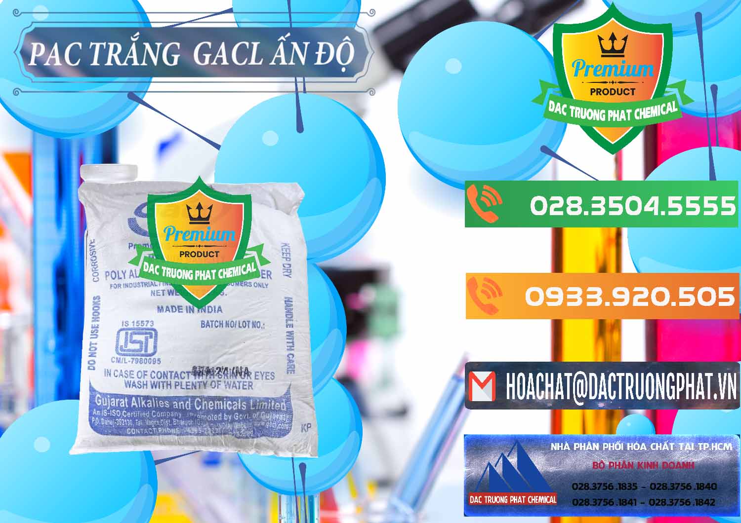 Bán _ cung cấp PAC - Polyaluminium Chloride Trắng GACL Ấn Độ India - 0266 - Nơi chuyên nhập khẩu và cung cấp hóa chất tại TP.HCM - hoachatxulynuoc.com.vn