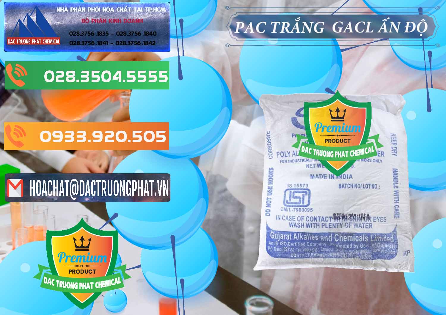 Công ty bán & phân phối PAC - Polyaluminium Chloride Trắng GACL Ấn Độ India - 0266 - Phân phối - cung cấp hóa chất tại TP.HCM - hoachatxulynuoc.com.vn
