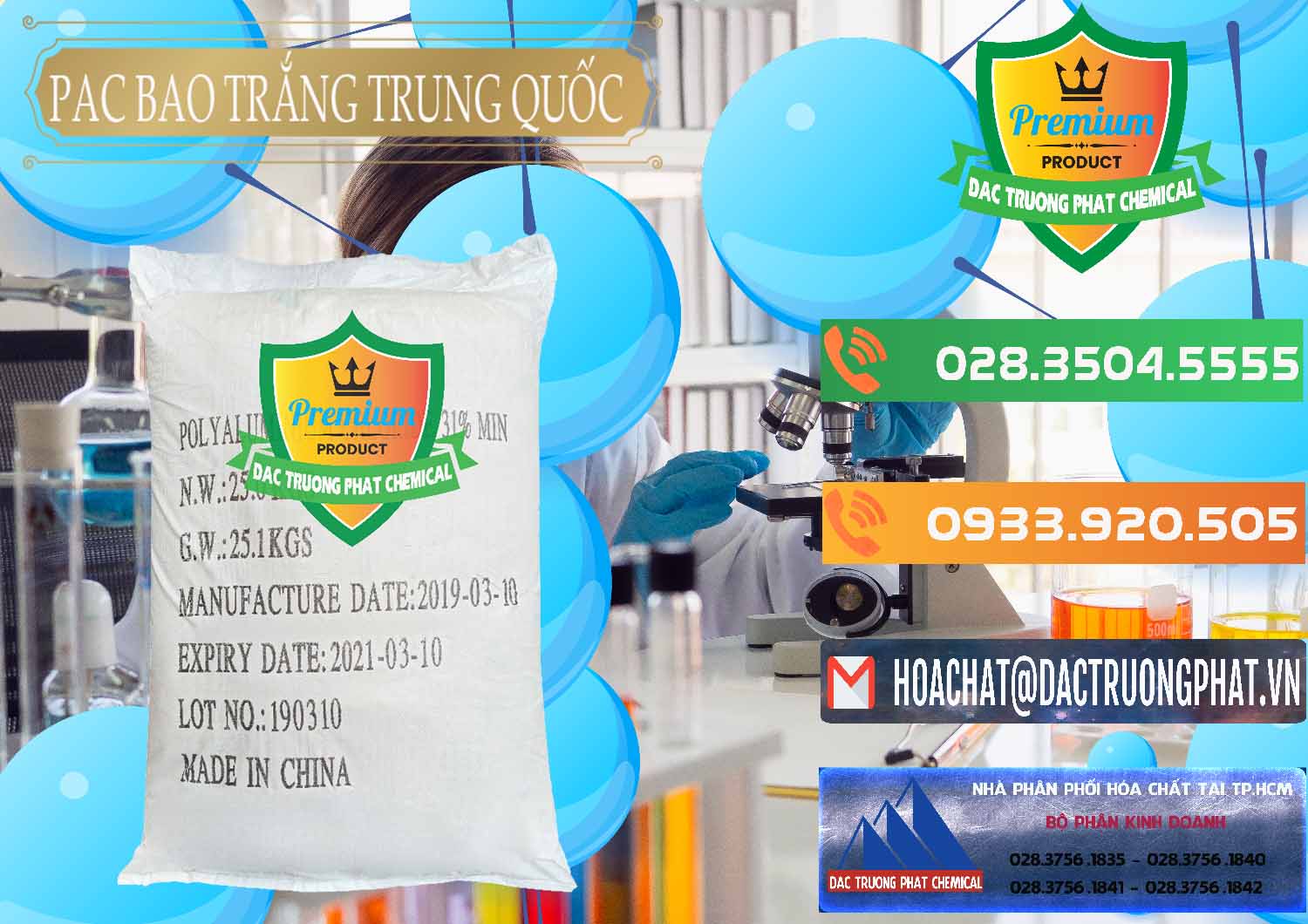 Công ty phân phối þ bán hóa chất PAC Chất Keo Tụ Dạng Bột / PAC Bột Bao Trắng Trung Quốc China tại Sóc Trăng Đơn vị bán & cung ứng PAC - Polyaluminium Chloride Bao Trắng Trung Quốc China - 0108 - Nhà phân phối & kinh doanh hóa chất tại TP.HCM - hoachatxulynuoc.com.vn