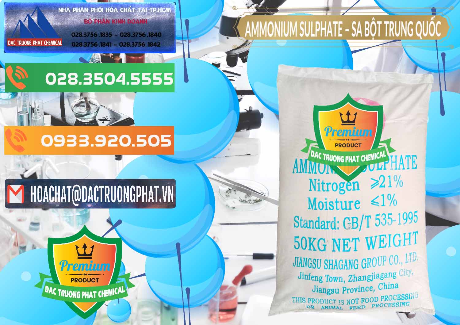 Cty phân phối ( bán ) Ammonium Sulphate – Phân Sa Trung Quốc China - 0024 - Nơi phân phối & nhập khẩu hóa chất tại TP.HCM - hoachatxulynuoc.com.vn