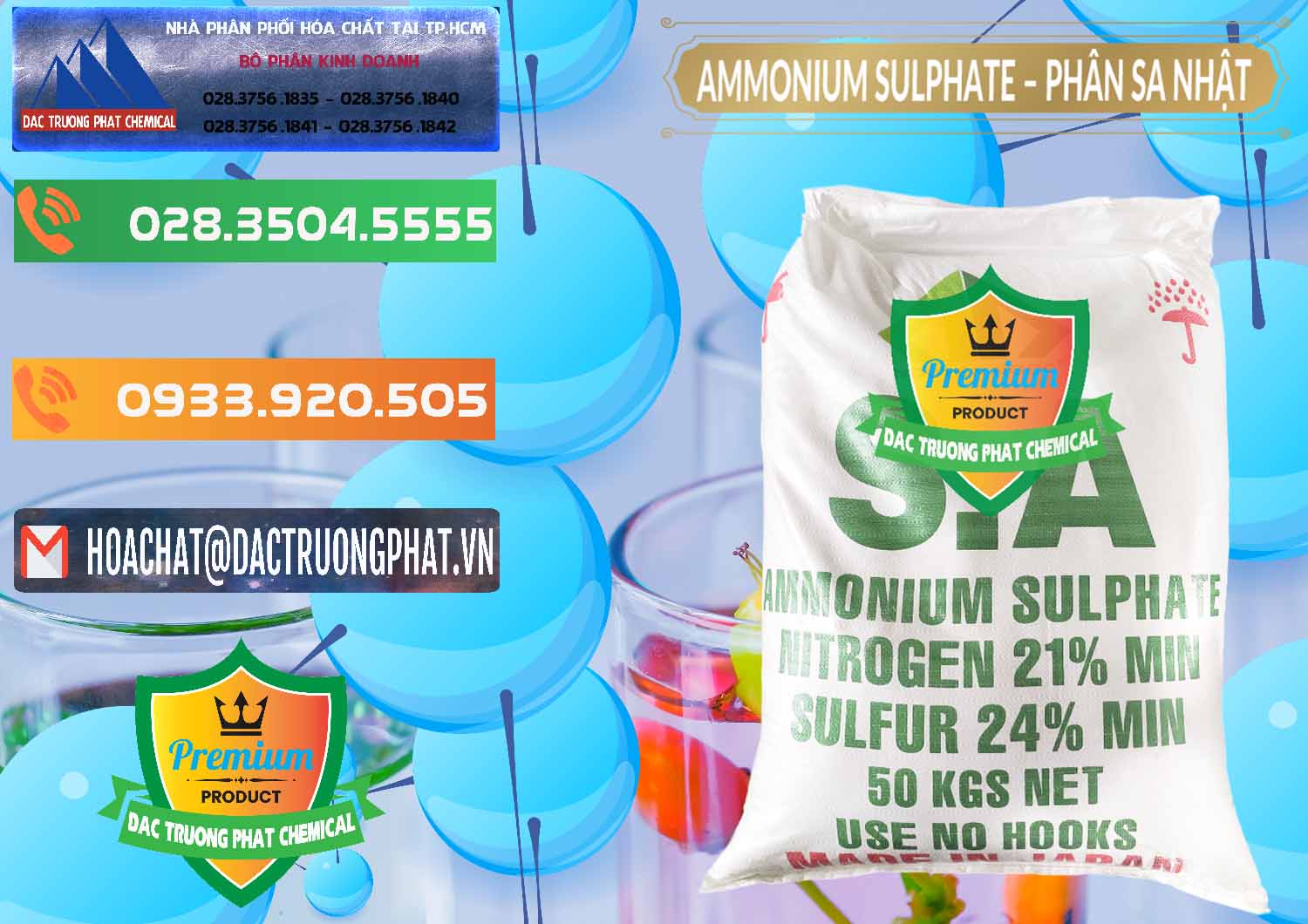 Nơi chuyên phân phối & bán Ammonium Sulphate – Phân Sa Nhật Japan - 0023 - Cty chuyên bán _ phân phối hóa chất tại TP.HCM - hoachatxulynuoc.com.vn