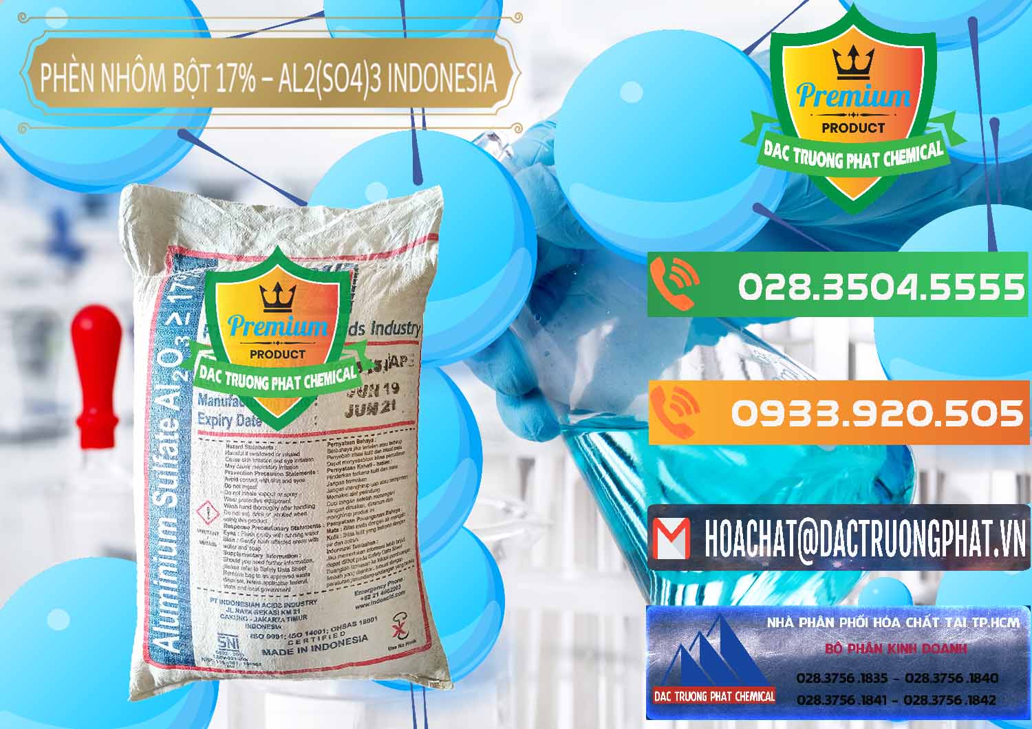 Công ty bán - cung cấp Phèn Nhôm Bột - Al2(SO4)3 17% bao 25kg Indonesia - 0114 - Bán và cung cấp hóa chất tại TP.HCM - hoachatxulynuoc.com.vn