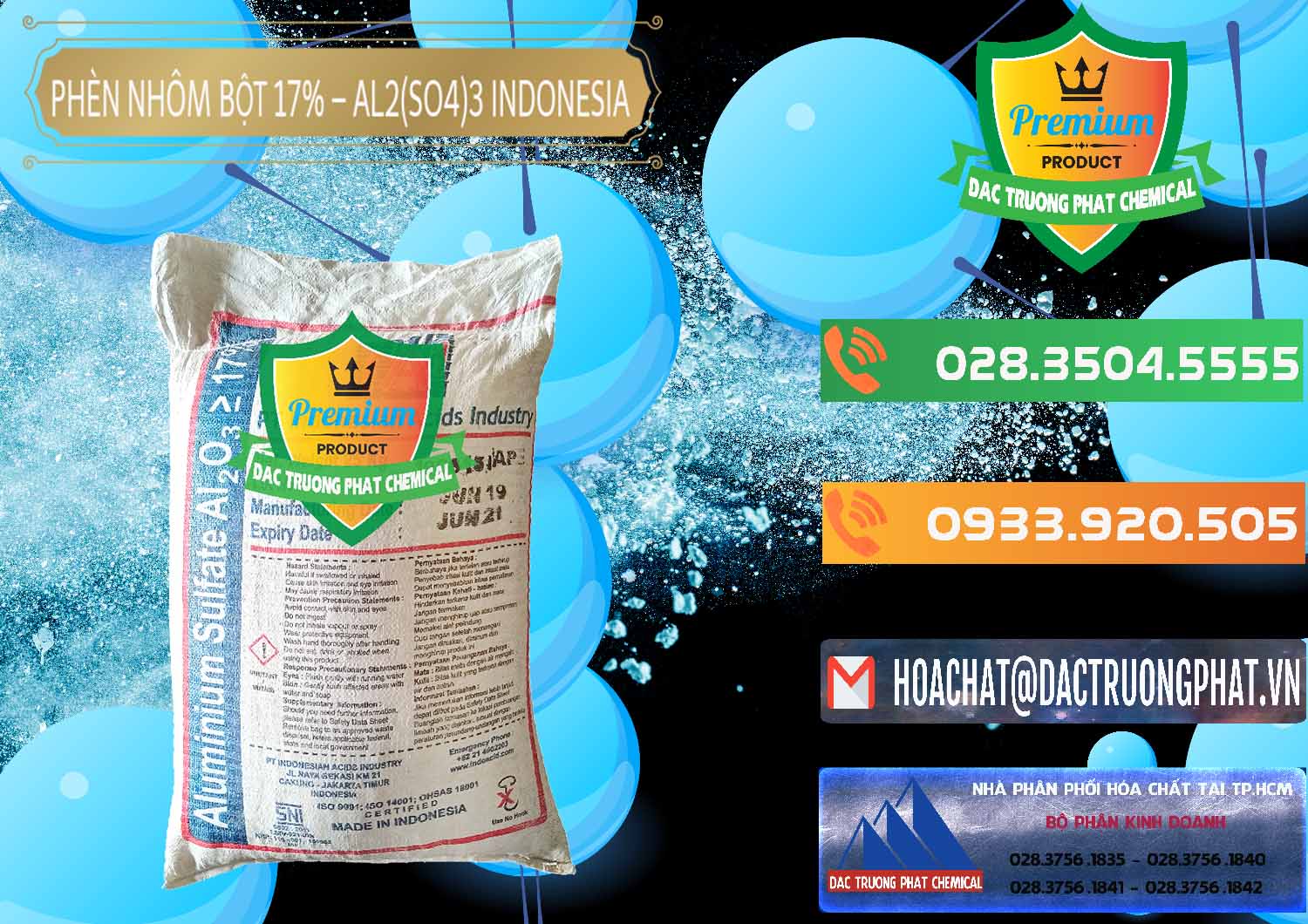 Đơn vị chuyên kinh doanh _ bán Phèn Nhôm Bột - Al2(SO4)3 17% bao 25kg Indonesia - 0114 - Nơi chuyên nhập khẩu ( cung cấp ) hóa chất tại TP.HCM - hoachatxulynuoc.com.vn