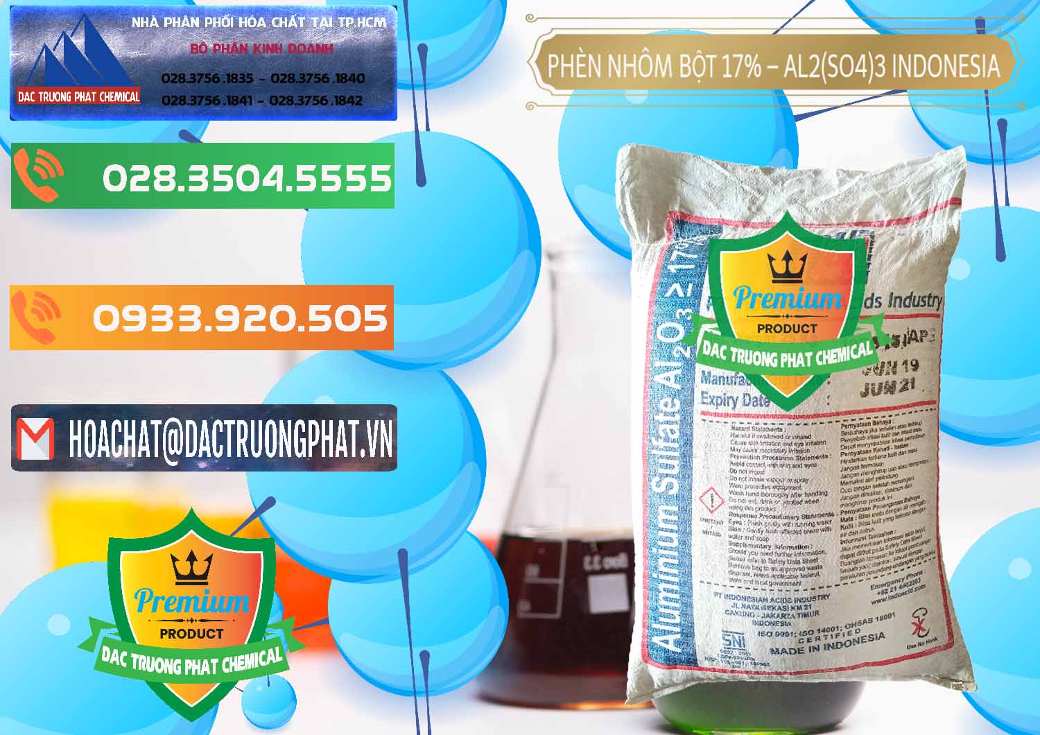 Đơn vị chuyên cung cấp ( bán ) Phèn Nhôm Bột - Al2(SO4)3 17% bao 25kg Indonesia - 0114 - Cty chuyên kinh doanh & phân phối hóa chất tại TP.HCM - hoachatxulynuoc.com.vn