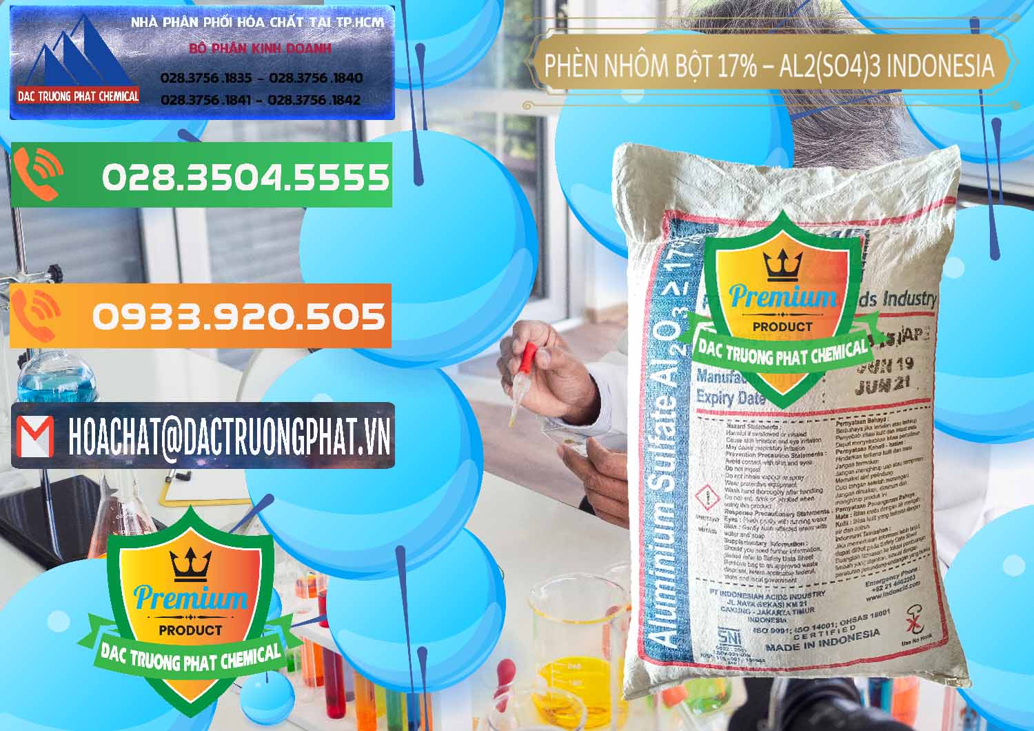 Công ty chuyên bán _ cung cấp Phèn Nhôm Bột - Al2(SO4)3 17% bao 25kg Indonesia - 0114 - Chuyên bán - cung cấp hóa chất tại TP.HCM - hoachatxulynuoc.com.vn