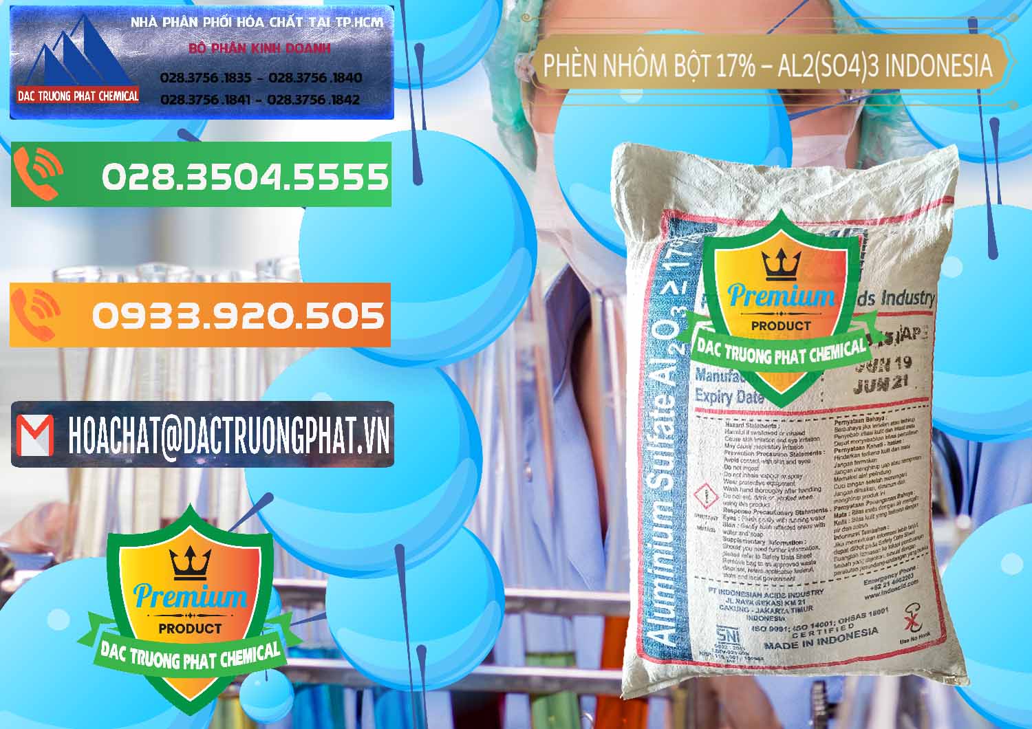 Nơi bán - cung cấp Phèn Nhôm Bột - Al2(SO4)3 17% bao 25kg Indonesia - 0114 - Phân phối và kinh doanh hóa chất tại TP.HCM - hoachatxulynuoc.com.vn