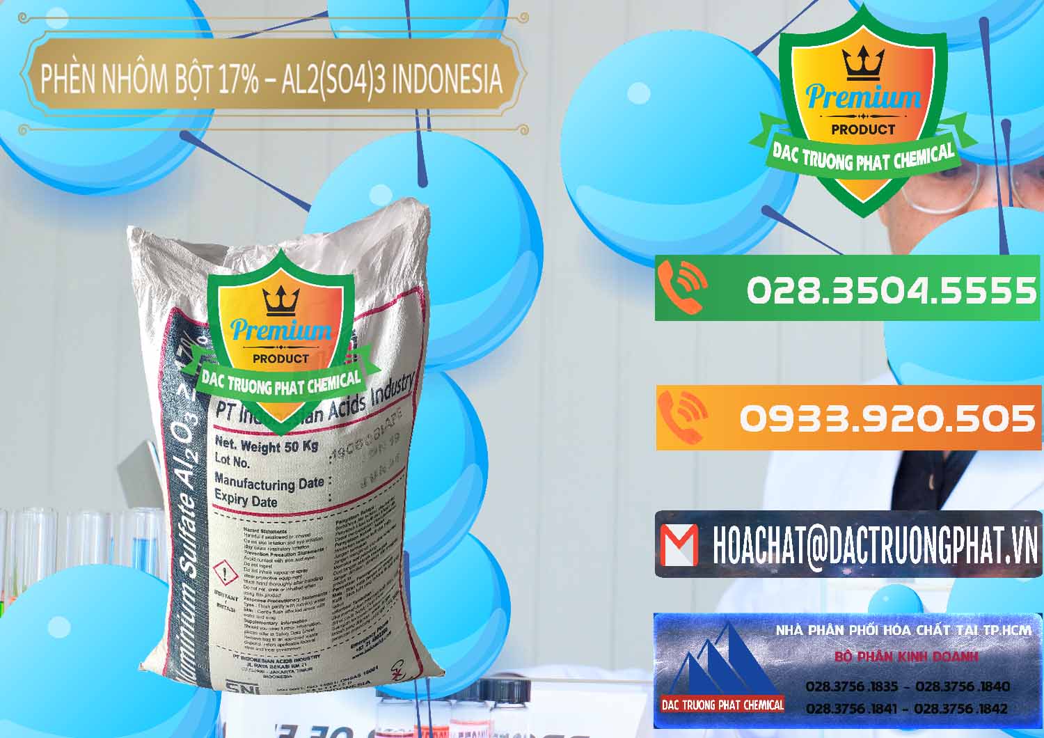 Đơn vị chuyên bán & cung cấp Phèn Nhôm Bột - Al2(SO4)3 17% bao 50kg Indonesia - 0112 - Công ty chuyên kinh doanh ( phân phối ) hóa chất tại TP.HCM - hoachatxulynuoc.com.vn
