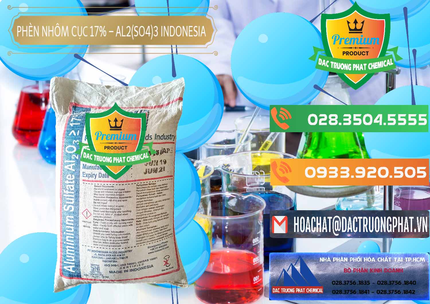 Nhà cung cấp & bán Phèn Nhôm Cục - Al2(SO4)3 17% bao 25kg Indonesia - 0115 - Nhà cung ứng & phân phối hóa chất tại TP.HCM - hoachatxulynuoc.com.vn