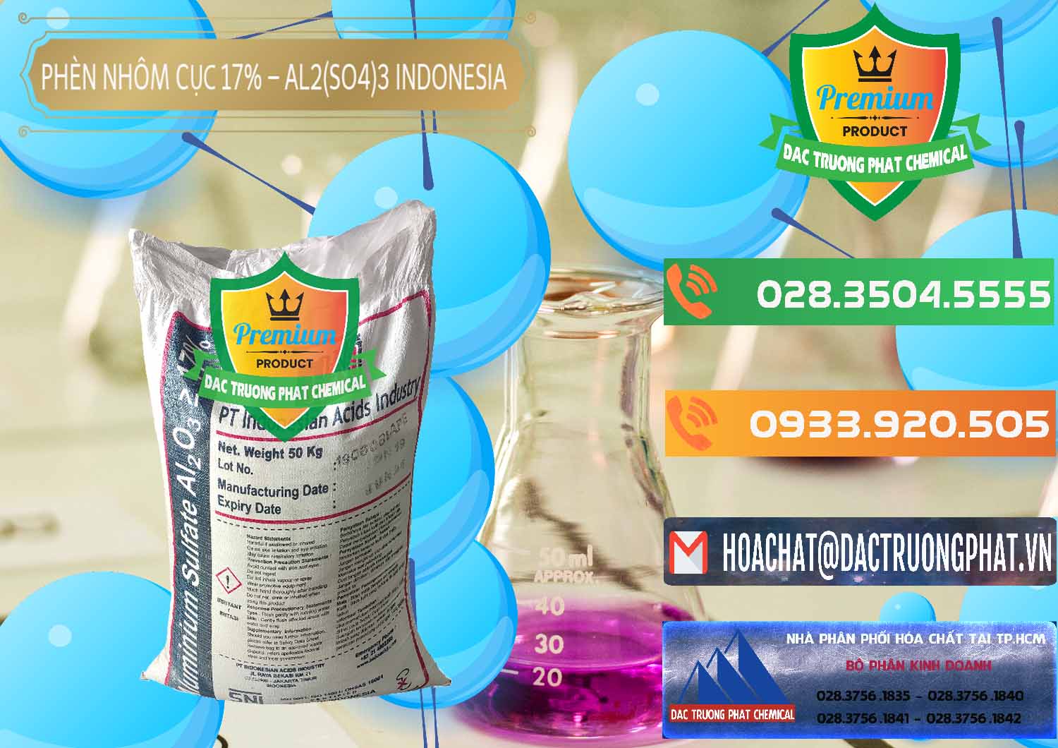 Cty bán - cung cấp Phèn Nhôm Cục - Al2(SO4)3 17% bao 50kg Indonesia - 0113 - Nhà cung ứng và phân phối hóa chất tại TP.HCM - hoachatxulynuoc.com.vn