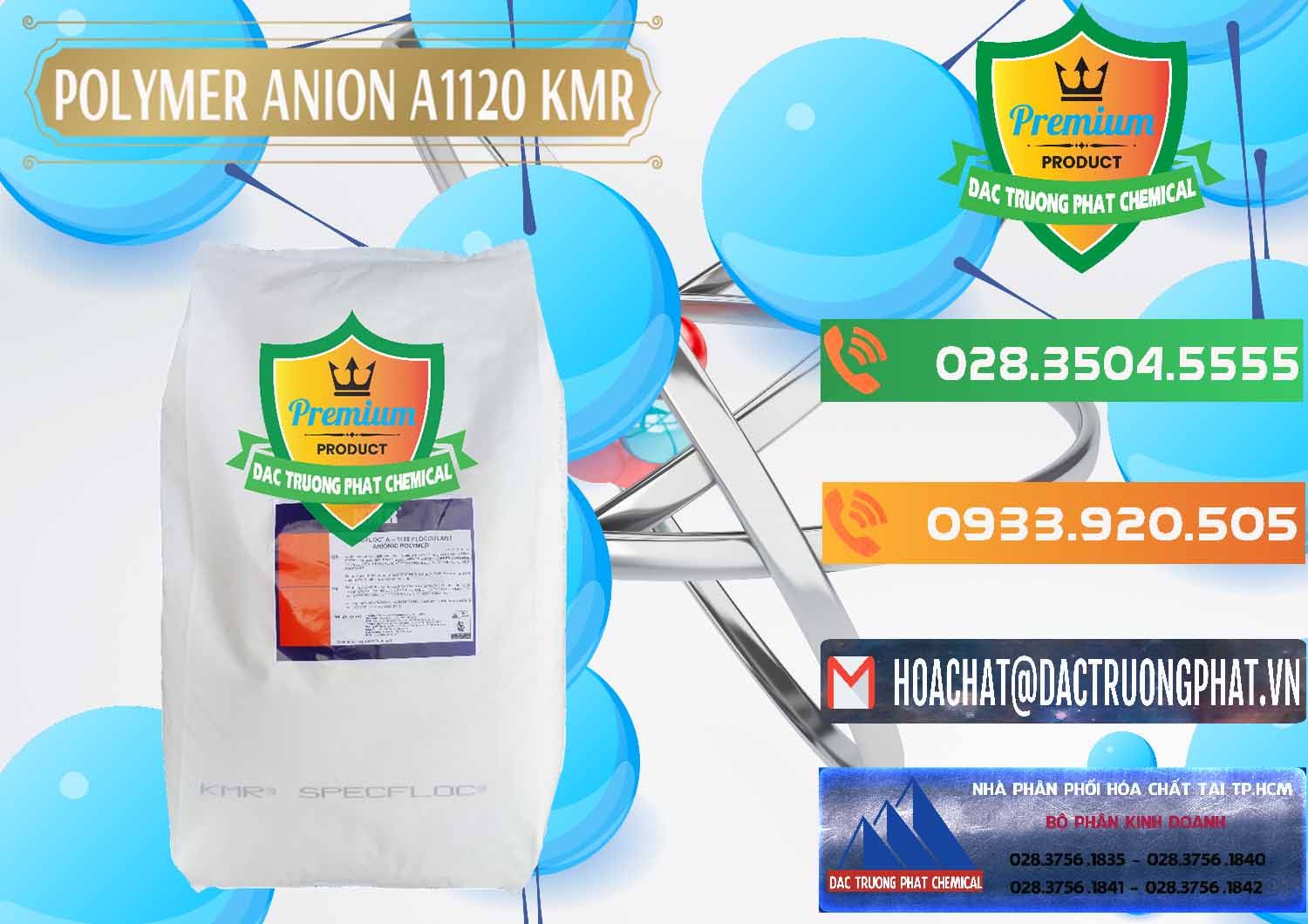 Nơi chuyên bán - cung ứng Polymer Anion A1120 - KMR Anh Quốc England - 0119 - Đơn vị chuyên bán - phân phối hóa chất tại TP.HCM - hoachatxulynuoc.com.vn