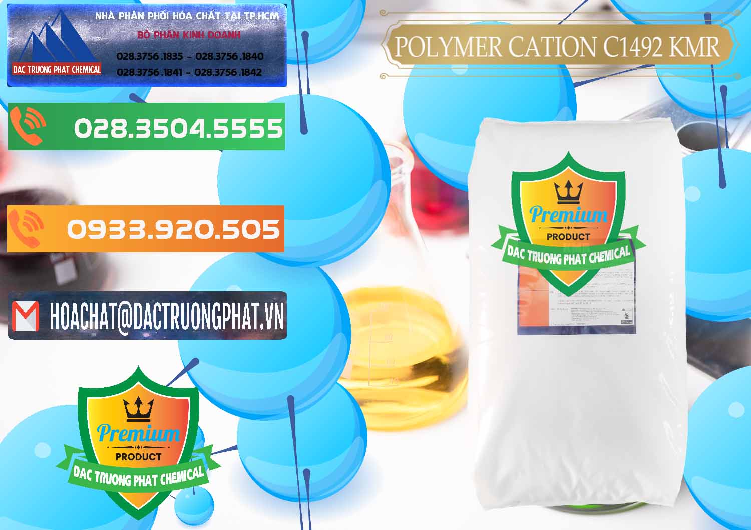 Cty phân phối ( bán ) Polymer Cation C1492 - KMR Anh Quốc England - 0121 - Công ty kinh doanh ( cung cấp ) hóa chất tại TP.HCM - hoachatxulynuoc.com.vn