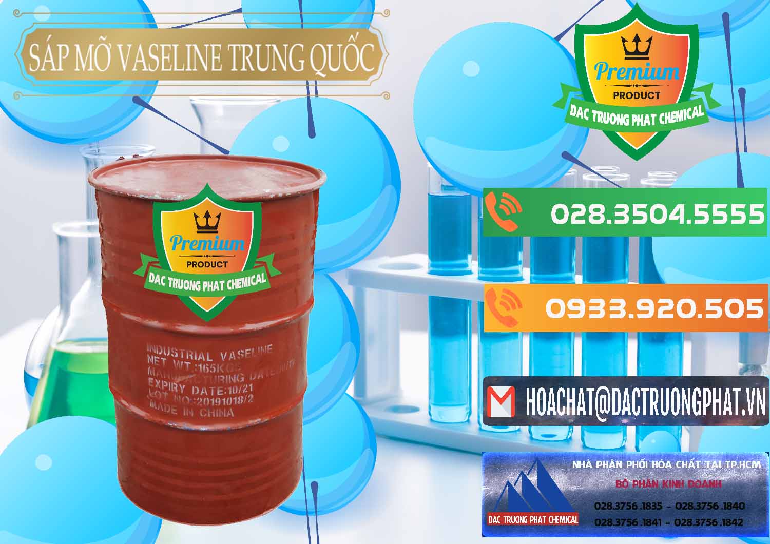 Nhà phân phối - bán Sáp Mỡ Vaseline Trung Quốc China - 0122 - Chuyên phân phối - cung cấp hóa chất tại TP.HCM - hoachatxulynuoc.com.vn