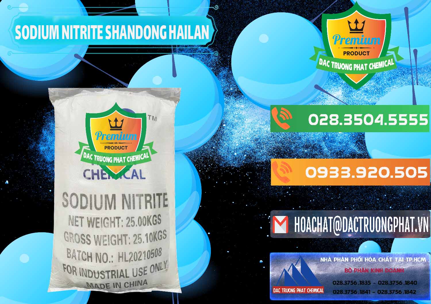 Nơi bán _ cung cấp Sodium Nitrite - NANO2 99.3% Shandong Hailan Trung Quốc China - 0284 - Cty phân phối và kinh doanh hóa chất tại TP.HCM - hoachatxulynuoc.com.vn