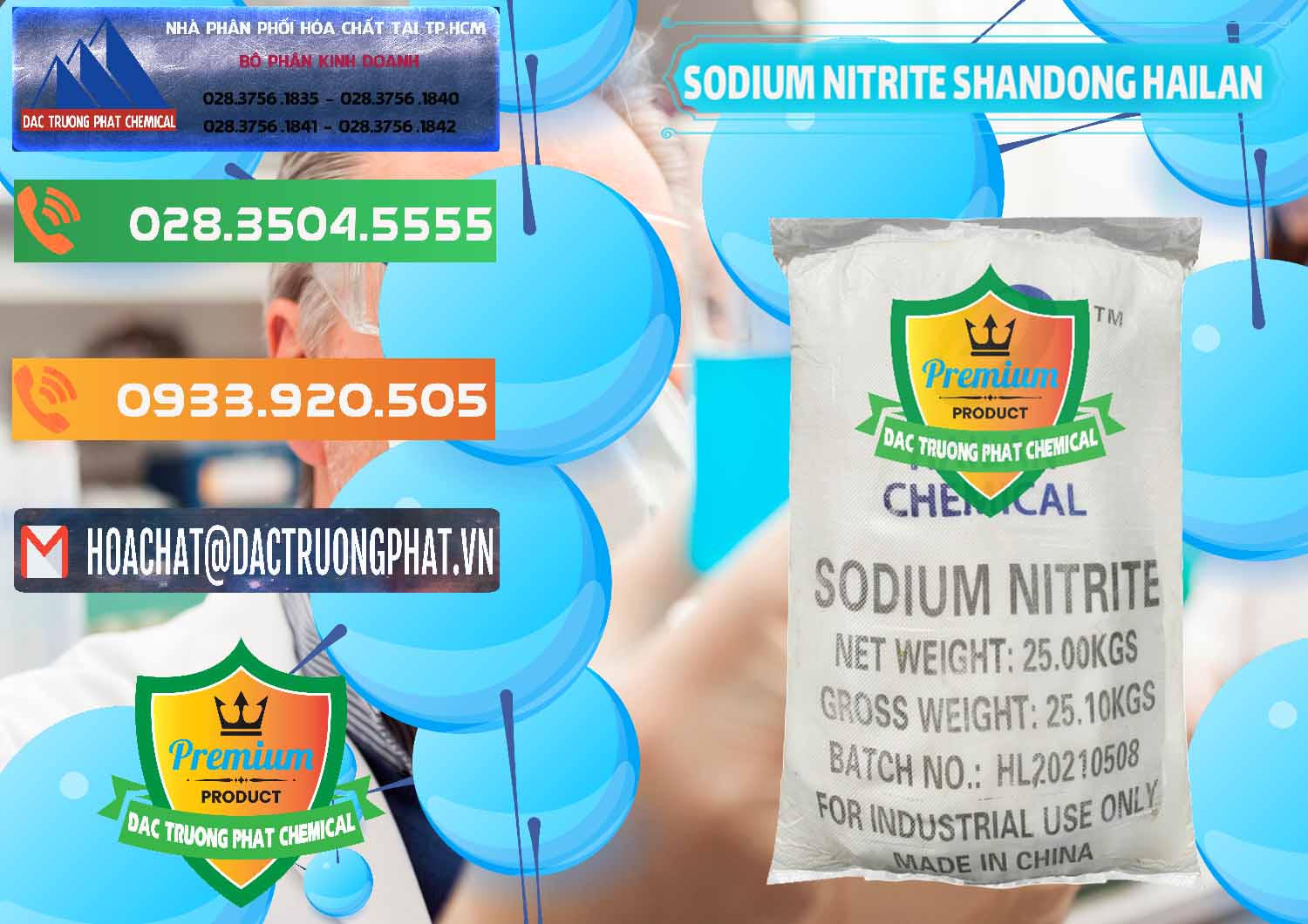 Chuyên cung ứng và bán Sodium Nitrite - NANO2 99.3% Shandong Hailan Trung Quốc China - 0284 - Nơi chuyên kinh doanh & phân phối hóa chất tại TP.HCM - hoachatxulynuoc.com.vn