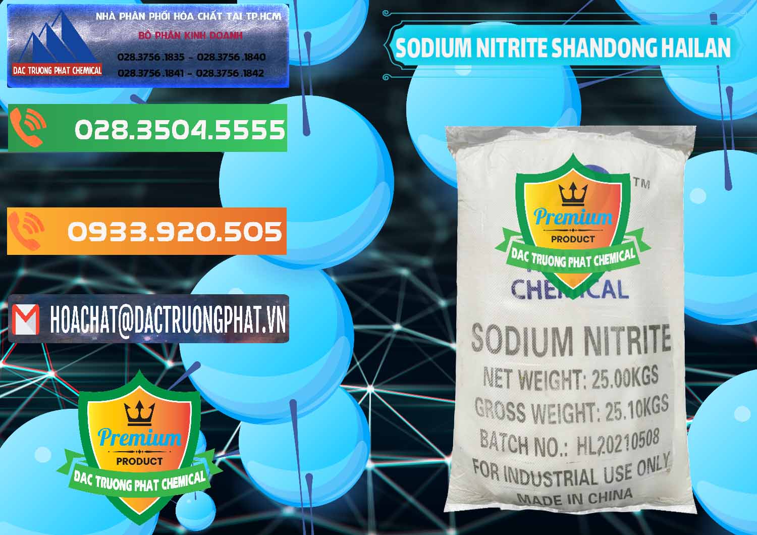 Công ty chuyên bán ( cung ứng ) Sodium Nitrite - NANO2 99.3% Shandong Hailan Trung Quốc China - 0284 - Đơn vị chuyên nhập khẩu ( phân phối ) hóa chất tại TP.HCM - hoachatxulynuoc.com.vn