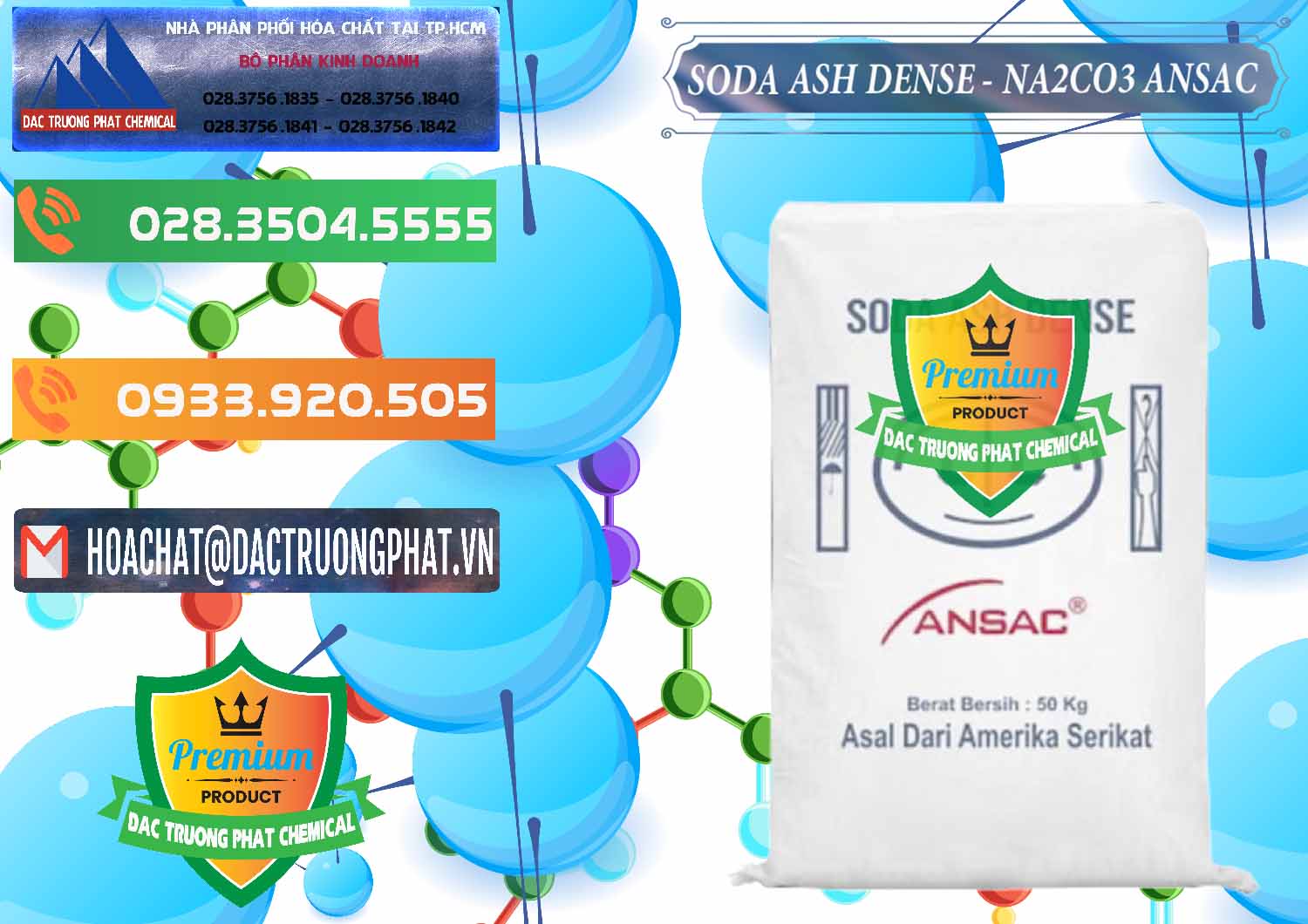 Đơn vị chuyên bán & phân phối Soda Ash Dense - NA2CO3 Ansac Mỹ USA - 0412 - Đơn vị bán _ cung cấp hóa chất tại TP.HCM - hoachatxulynuoc.com.vn