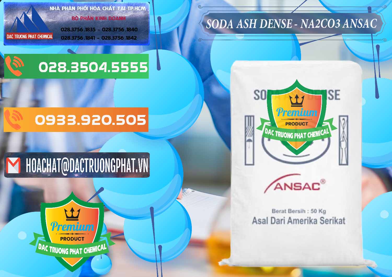 Công ty phân phối & bán Soda Ash Dense - NA2CO3 Ansac Mỹ USA - 0412 - Cty cung ứng - phân phối hóa chất tại TP.HCM - hoachatxulynuoc.com.vn