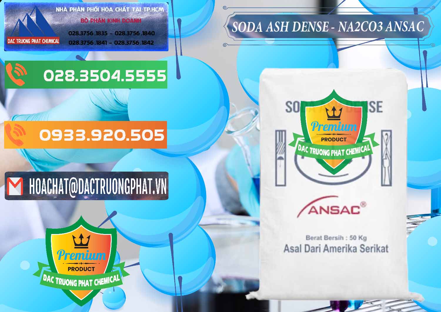 Đơn vị cung cấp - bán Soda Ash Dense - NA2CO3 Ansac Mỹ USA - 0412 - Nhà cung ứng - phân phối hóa chất tại TP.HCM - hoachatxulynuoc.com.vn