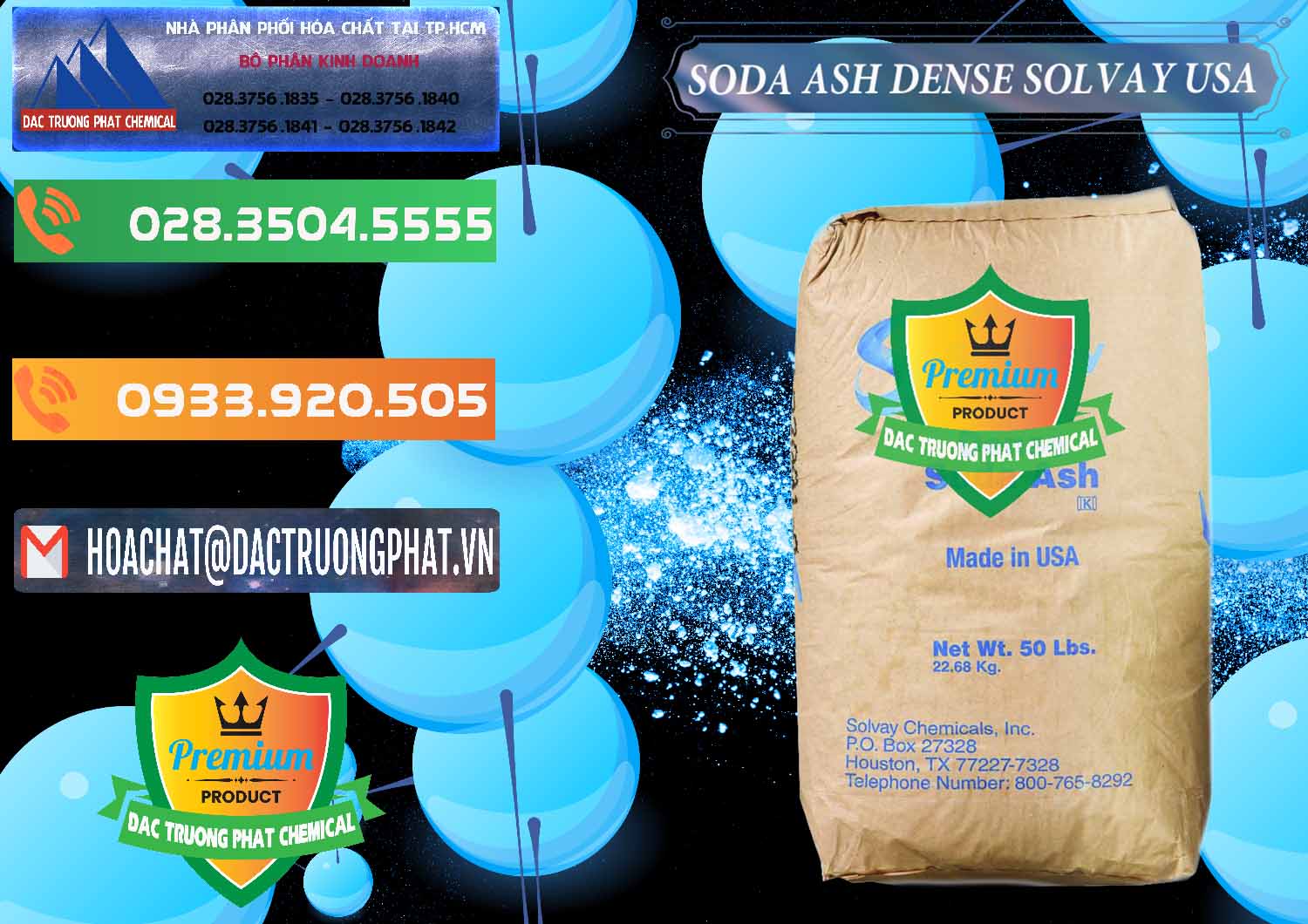 Công ty chuyên kinh doanh _ bán Soda Ash Dense - NA2CO3 Solvay Mỹ USA - 0337 - Nhập khẩu ( cung cấp ) hóa chất tại TP.HCM - hoachatxulynuoc.com.vn