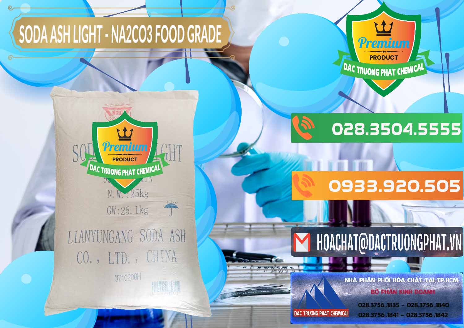 Chuyên bán _ cung cấp Soda Ash Light – NA2CO3 Food Grade Trung Quốc China - 0127 - Công ty chuyên kinh doanh ( cung cấp ) hóa chất tại TP.HCM - hoachatxulynuoc.com.vn