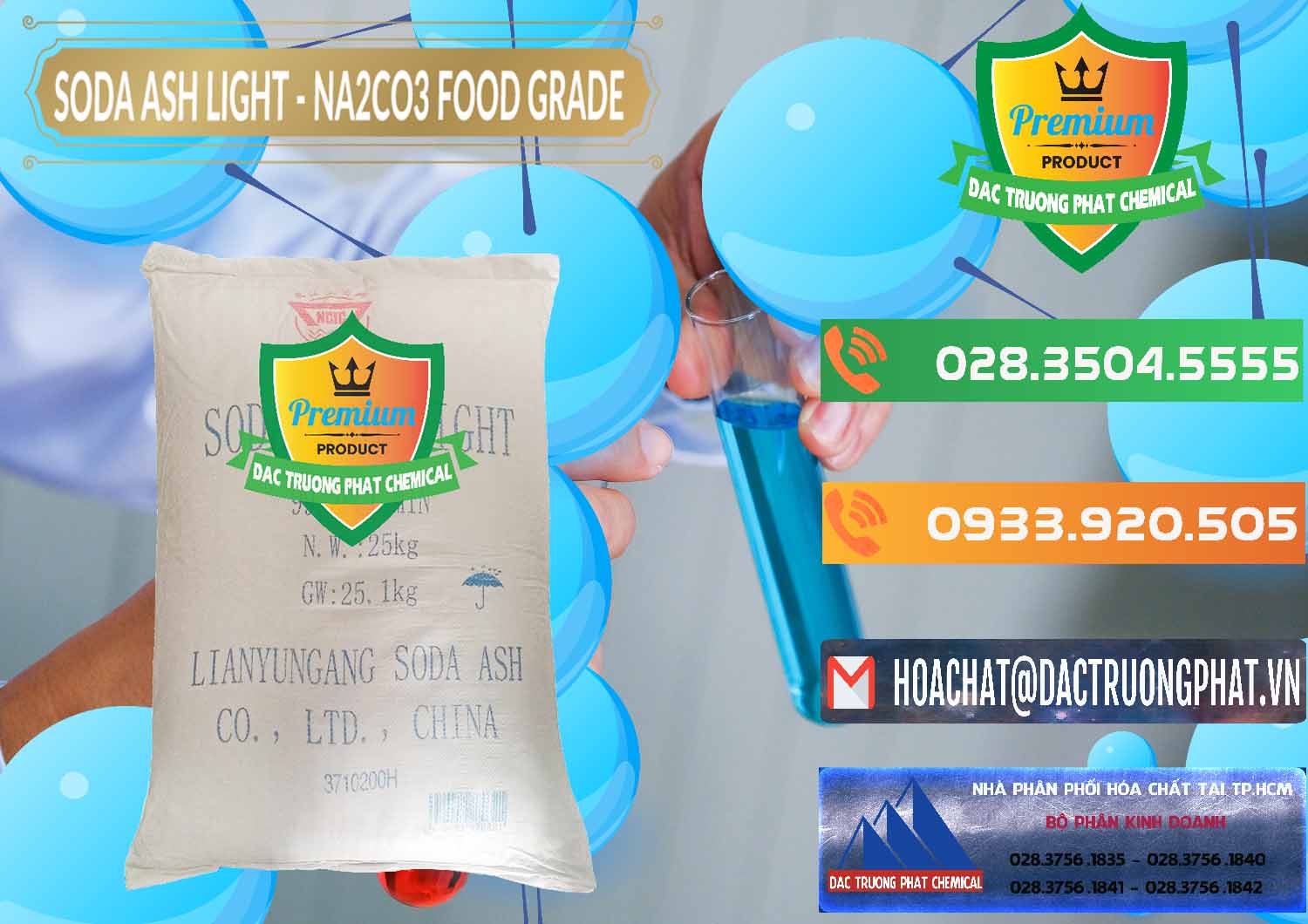 Chuyên bán - cung ứng Soda Ash Light – NA2CO3 Food Grade Trung Quốc China - 0127 - Đơn vị chuyên cung cấp & kinh doanh hóa chất tại TP.HCM - hoachatxulynuoc.com.vn