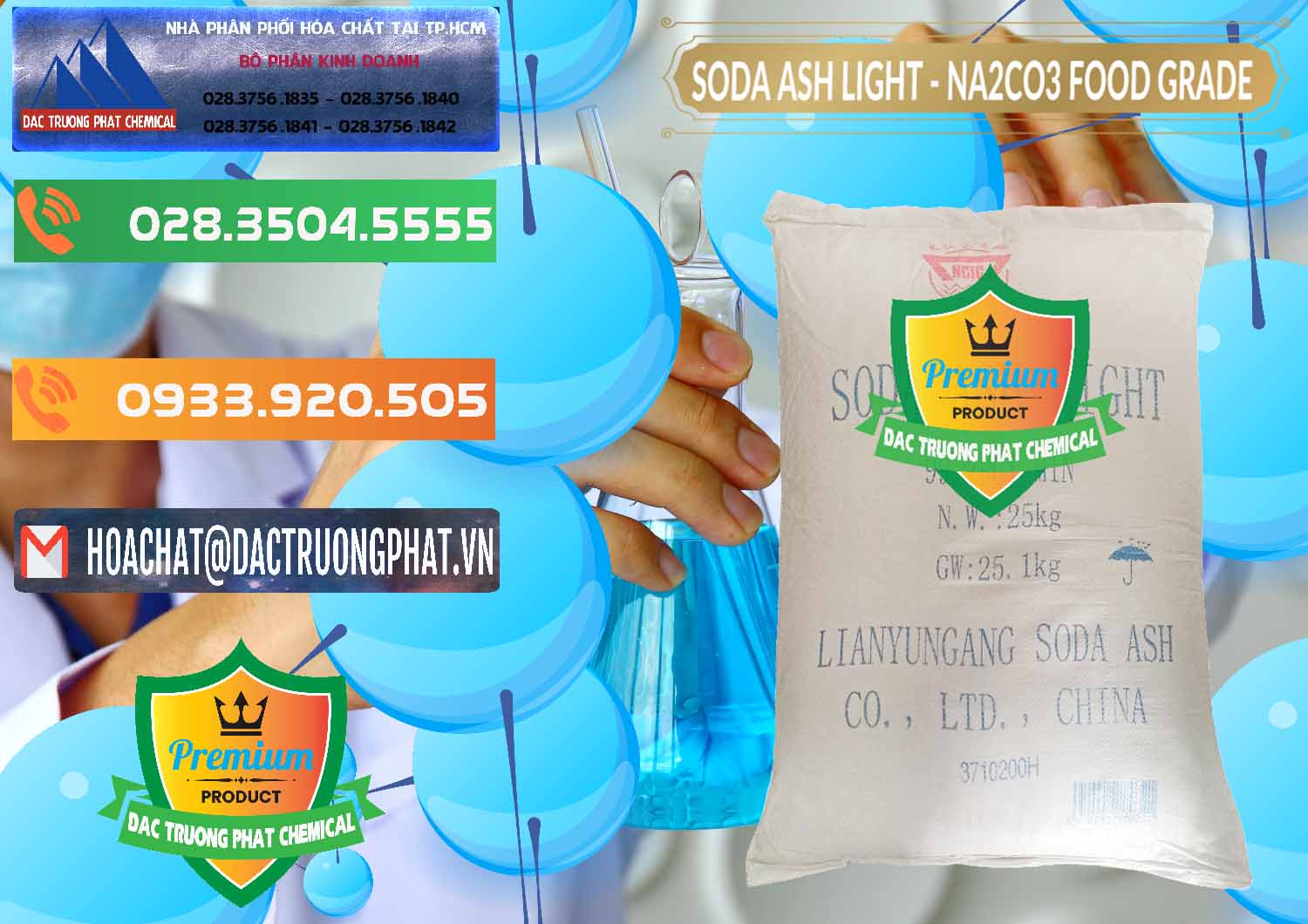 Cty chuyên cung cấp - bán Soda Ash Light – NA2CO3 Food Grade Trung Quốc China - 0127 - Chuyên kinh doanh & cung cấp hóa chất tại TP.HCM - hoachatxulynuoc.com.vn