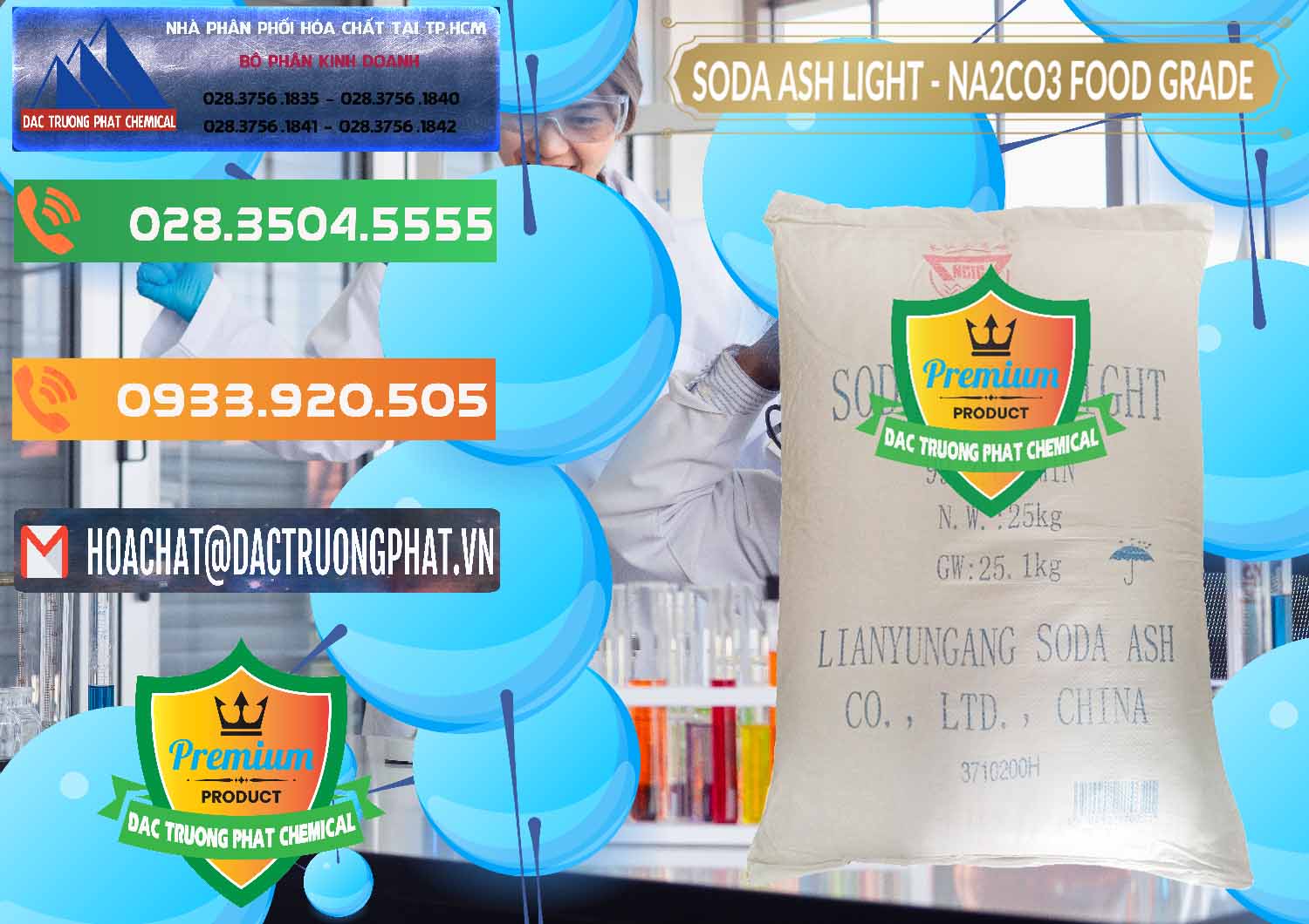 Nơi chuyên cung ứng và bán Soda Ash Light – NA2CO3 Food Grade Trung Quốc China - 0127 - Chuyên cung cấp _ phân phối hóa chất tại TP.HCM - hoachatxulynuoc.com.vn
