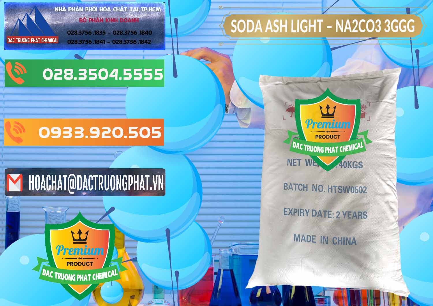 Cty chuyên nhập khẩu ( bán ) Soda Ash Light - NA2CO3 3GGG Trung Quốc China - 0124 - Nơi nhập khẩu & cung cấp hóa chất tại TP.HCM - hoachatxulynuoc.com.vn