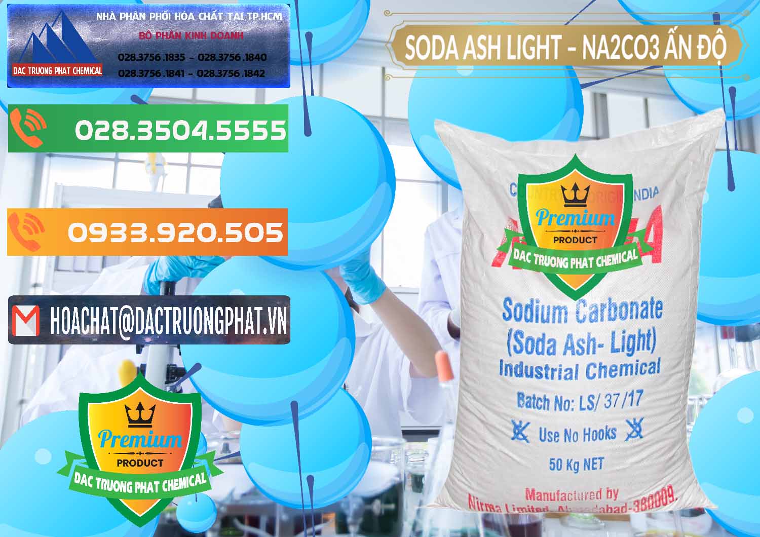 Nơi nhập khẩu và bán Soda Ash Light - NA2CO3 Nirma Ấn Độ India - 0125 - Nơi cung cấp - phân phối hóa chất tại TP.HCM - hoachatxulynuoc.com.vn
