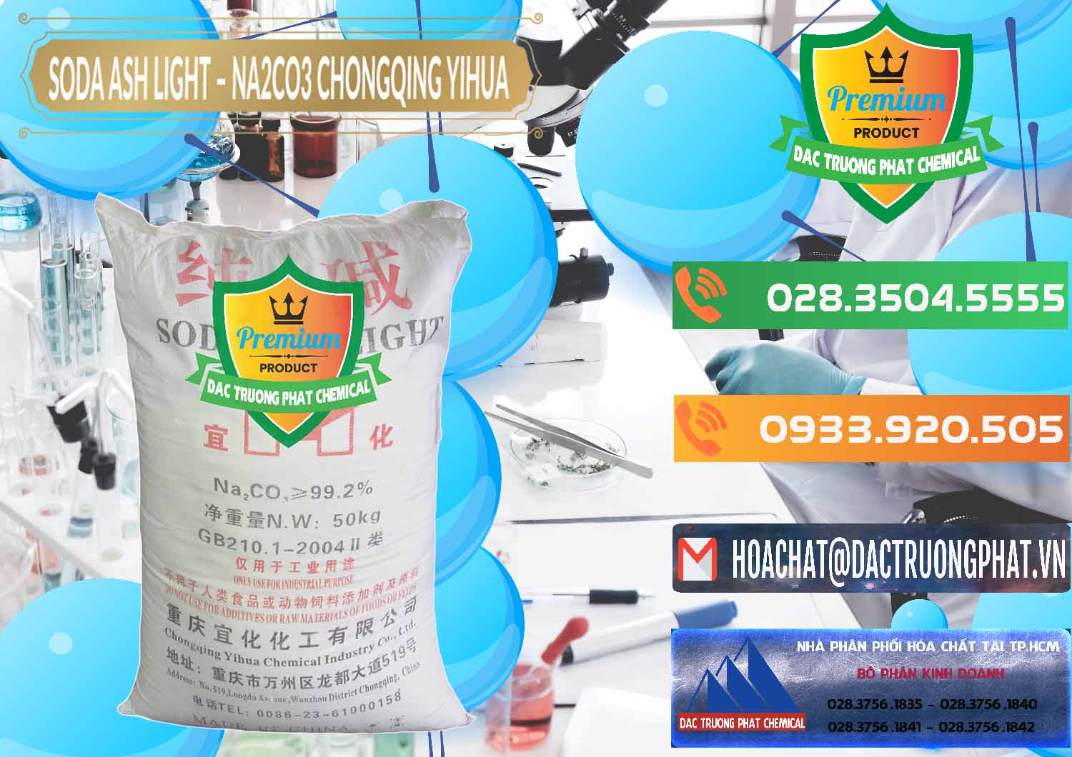 Phân phối & bán Soda Ash Light - NA2CO3 Chongqing Yihua Trung Quốc China - 0129 - Đơn vị phân phối ( cung cấp ) hóa chất tại TP.HCM - hoachatxulynuoc.com.vn