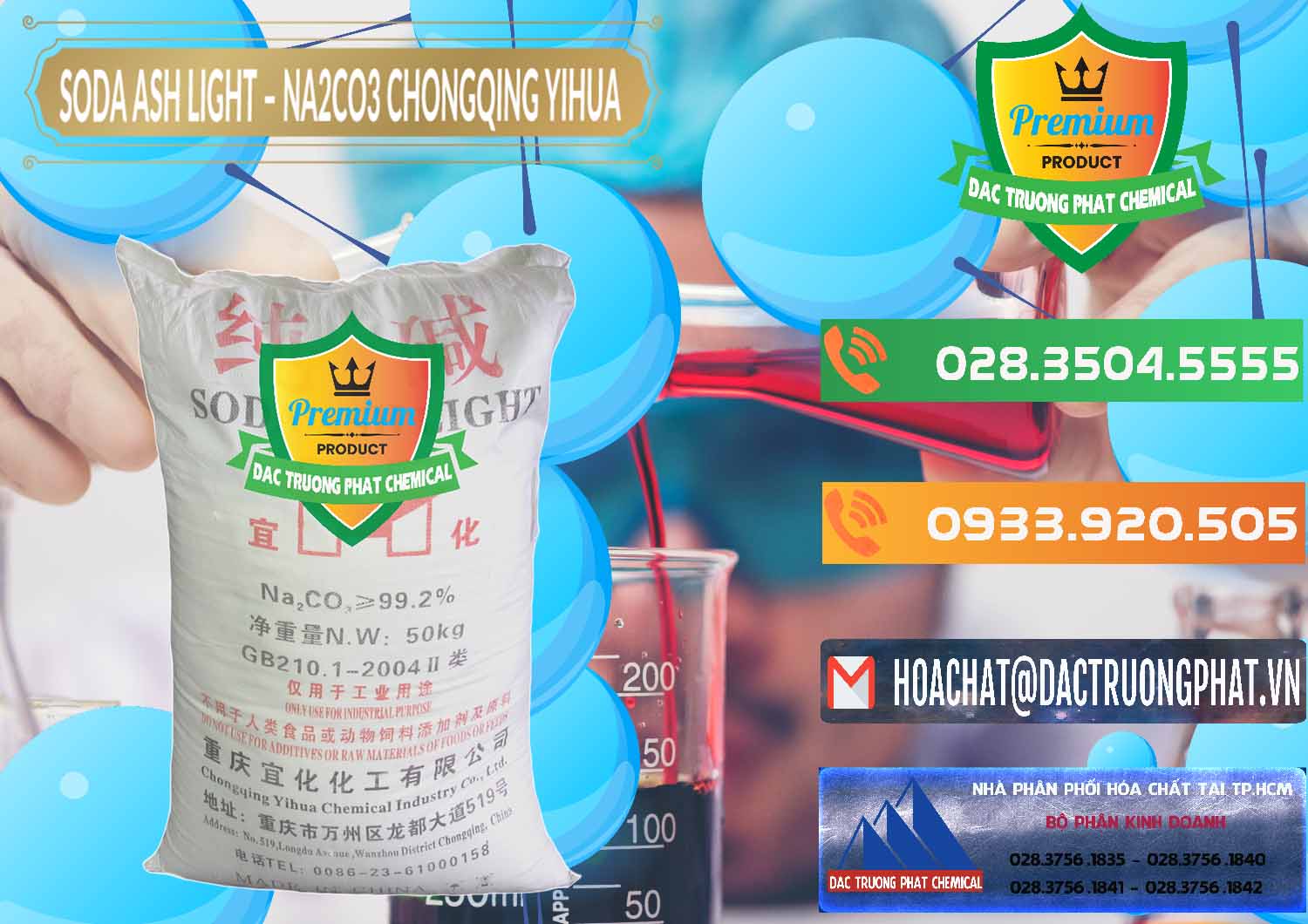 Công ty chuyên cung cấp & bán Soda Ash Light - NA2CO3 Chongqing Yihua Trung Quốc China - 0129 - Chuyên cung cấp - phân phối hóa chất tại TP.HCM - hoachatxulynuoc.com.vn