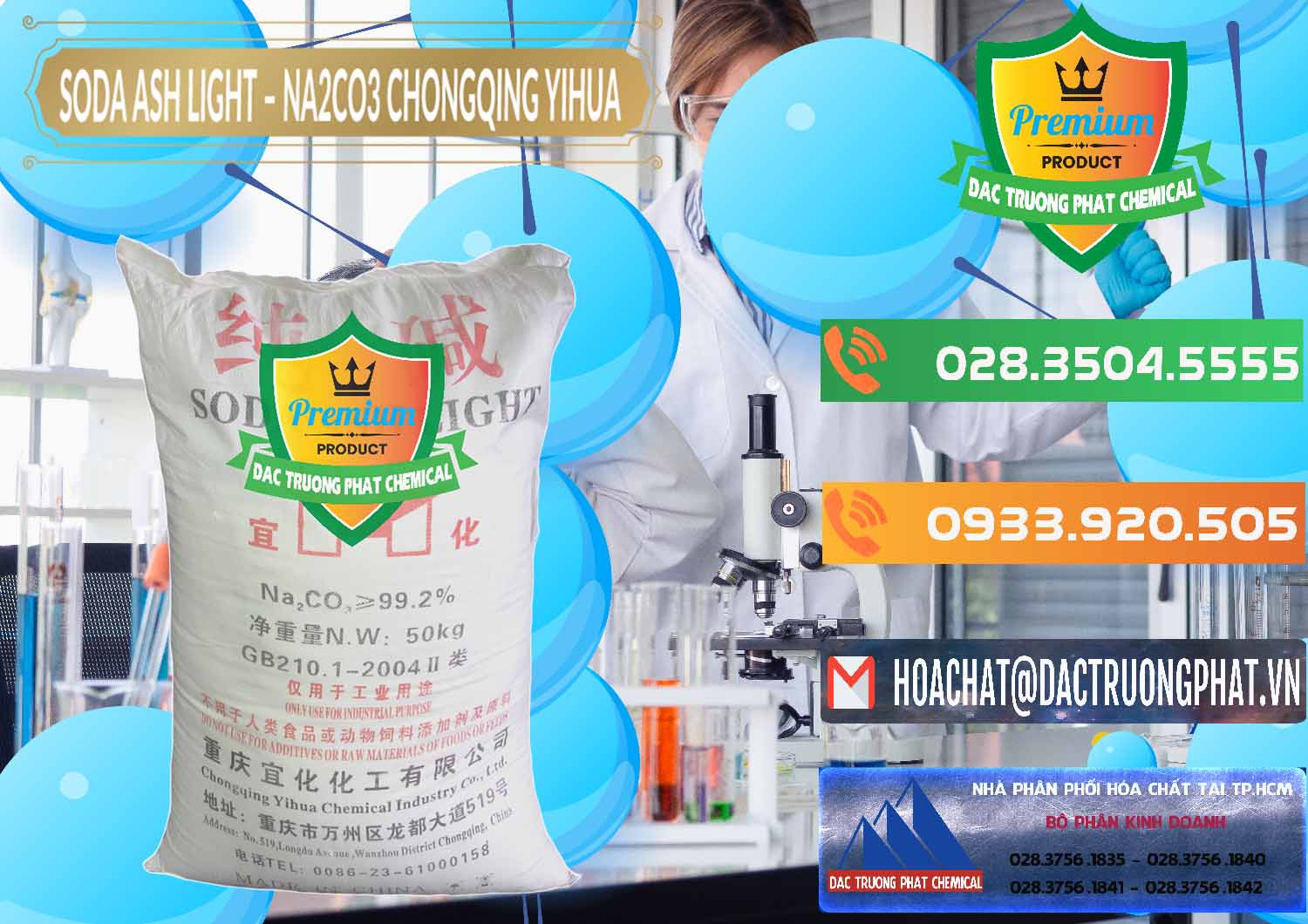 Cty chuyên bán & cung ứng Soda Ash Light - NA2CO3 Chongqing Yihua Trung Quốc China - 0129 - Nơi chuyên cung cấp ( nhập khẩu ) hóa chất tại TP.HCM - hoachatxulynuoc.com.vn