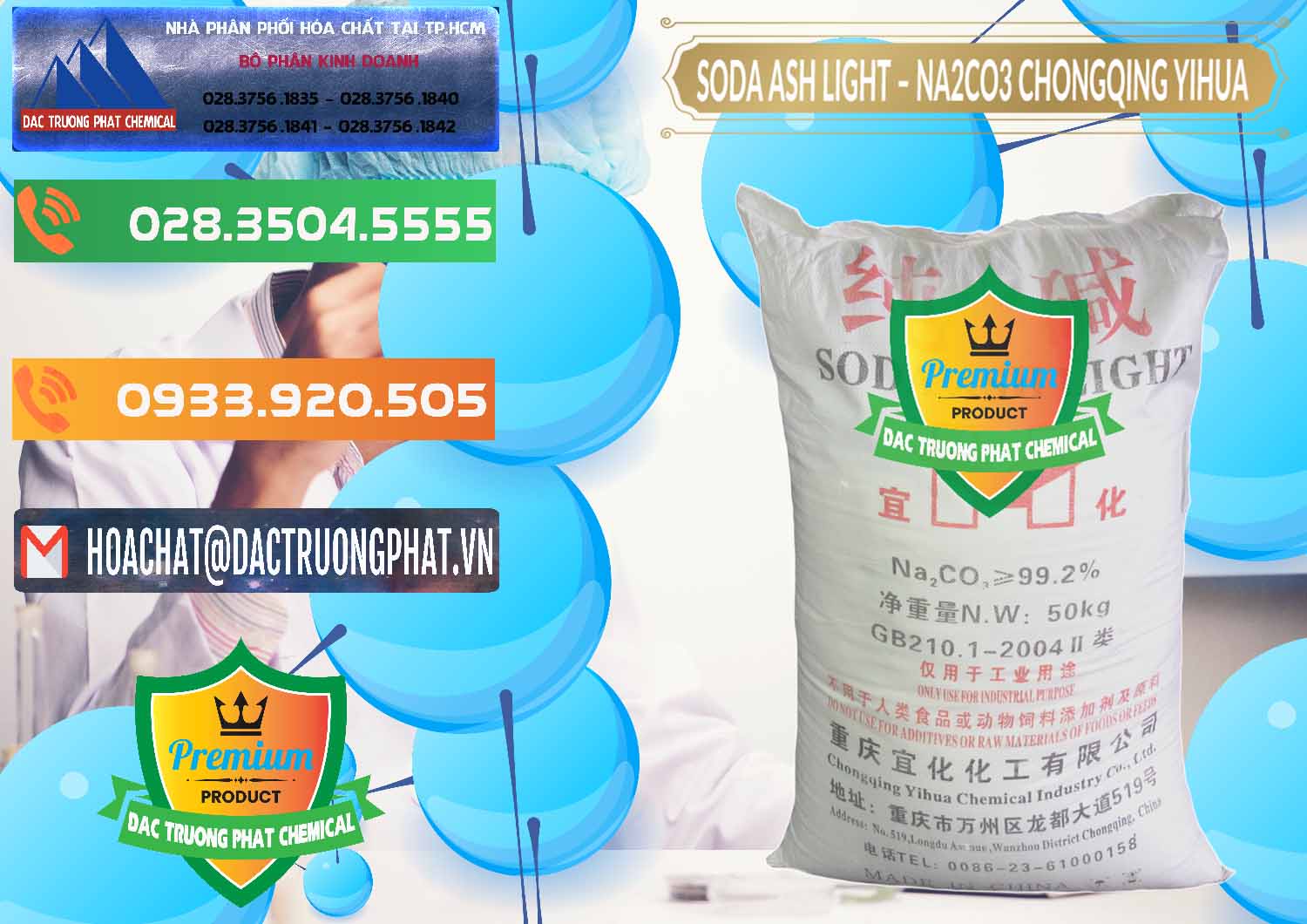 Chuyên nhập khẩu & bán Soda Ash Light - NA2CO3 Chongqing Yihua Trung Quốc China - 0129 - Nơi chuyên cung cấp & bán hóa chất tại TP.HCM - hoachatxulynuoc.com.vn