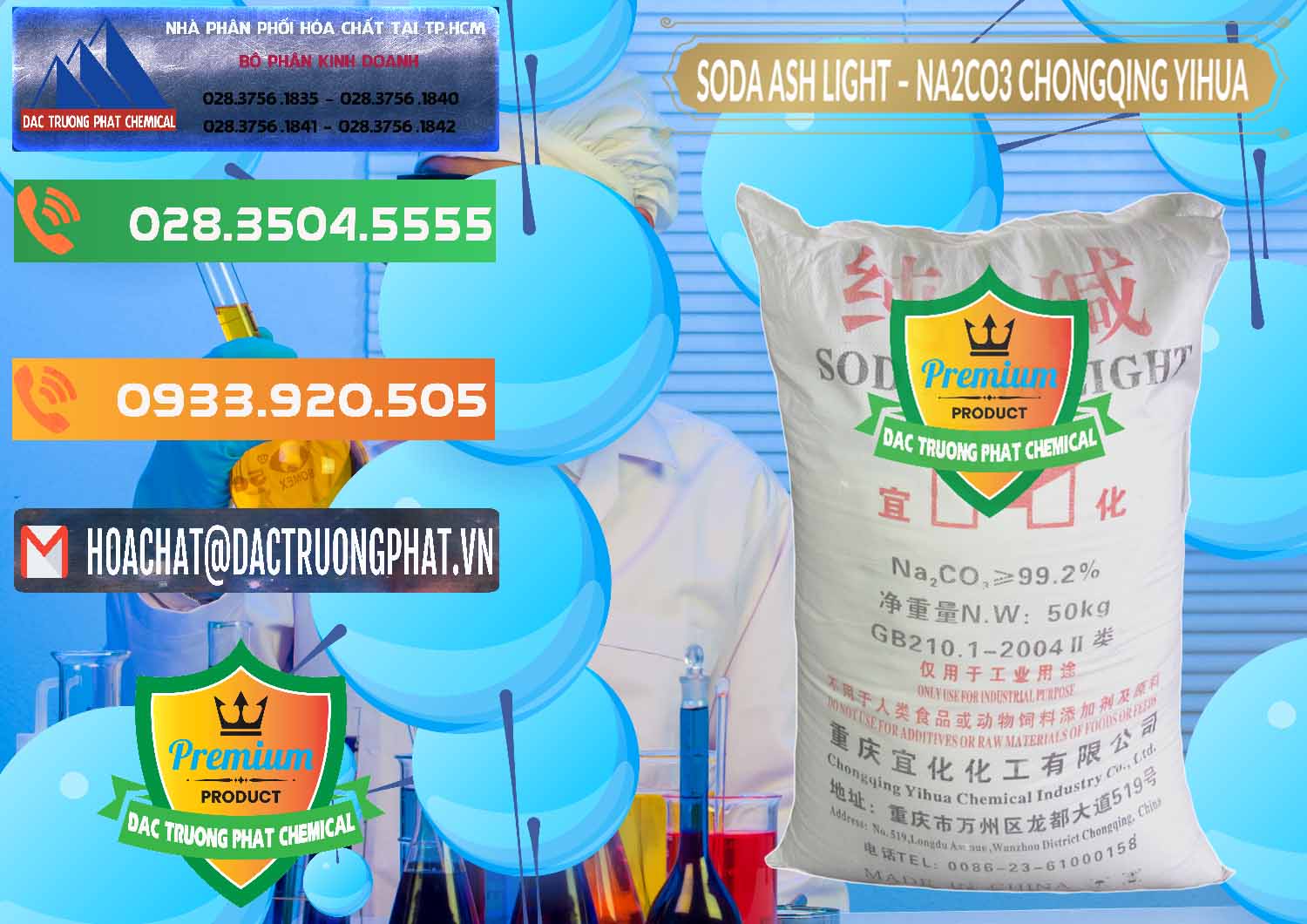 Nơi chuyên bán _ cung ứng Soda Ash Light - NA2CO3 Chongqing Yihua Trung Quốc China - 0129 - Chuyên cung ứng ( phân phối ) hóa chất tại TP.HCM - hoachatxulynuoc.com.vn