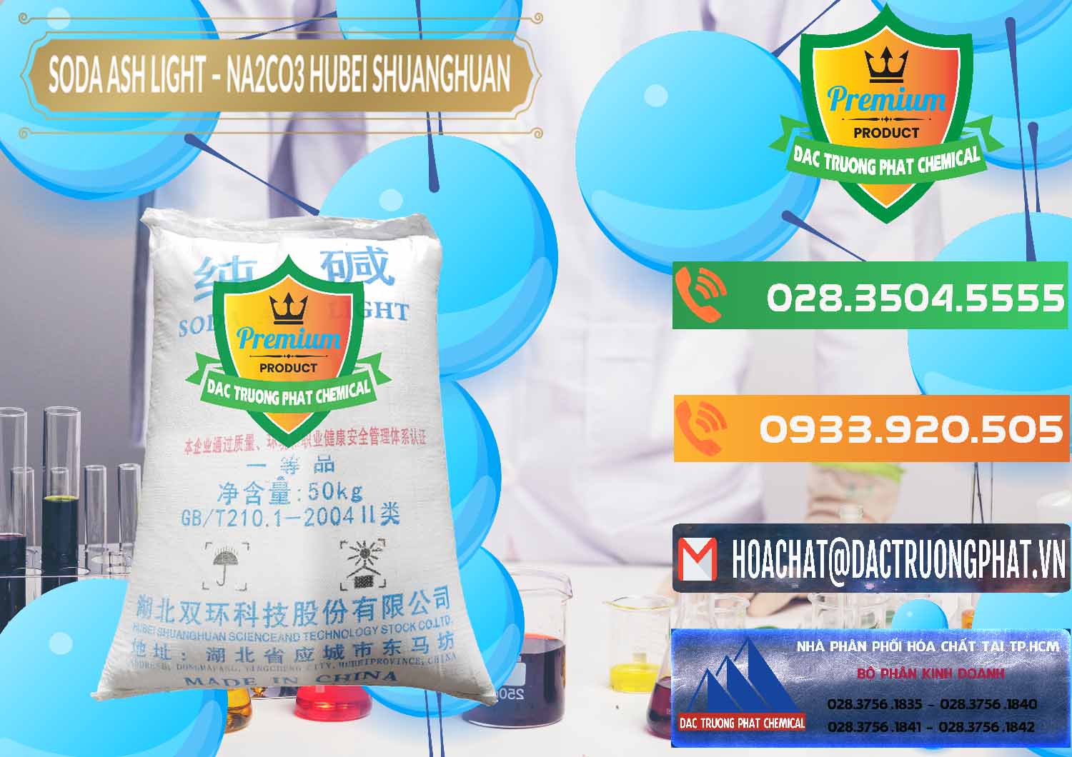 Cty bán & cung cấp Soda Ash Light - NA2CO3 2 Vòng Tròn Hubei Shuanghuan Trung Quốc China - 0130 - Đơn vị chuyên bán ( phân phối ) hóa chất tại TP.HCM - hoachatxulynuoc.com.vn