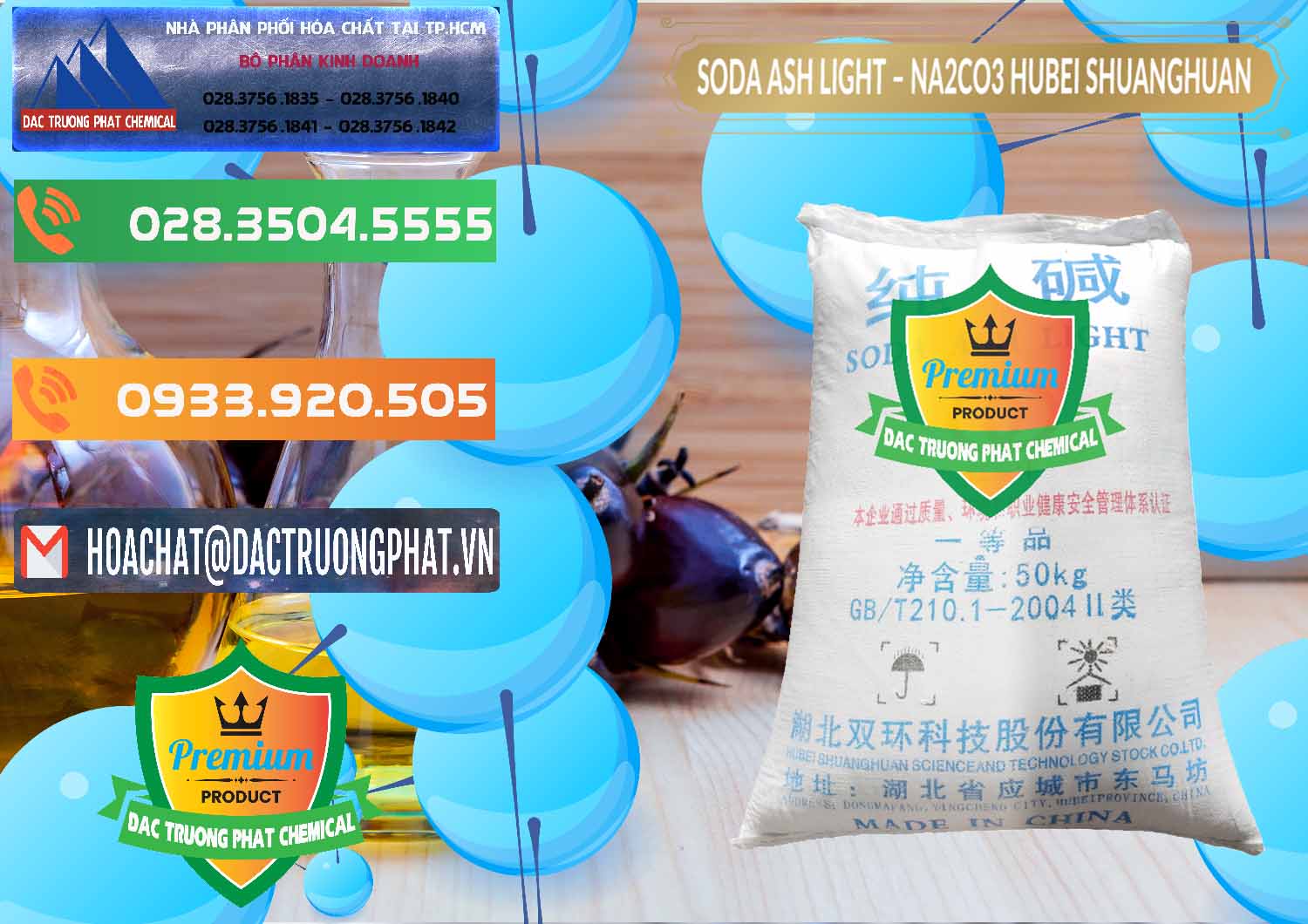 Cung cấp - bán Soda Ash Light - NA2CO3 2 Vòng Tròn Hubei Shuanghuan Trung Quốc China - 0130 - Nơi chuyên bán và phân phối hóa chất tại TP.HCM - hoachatxulynuoc.com.vn