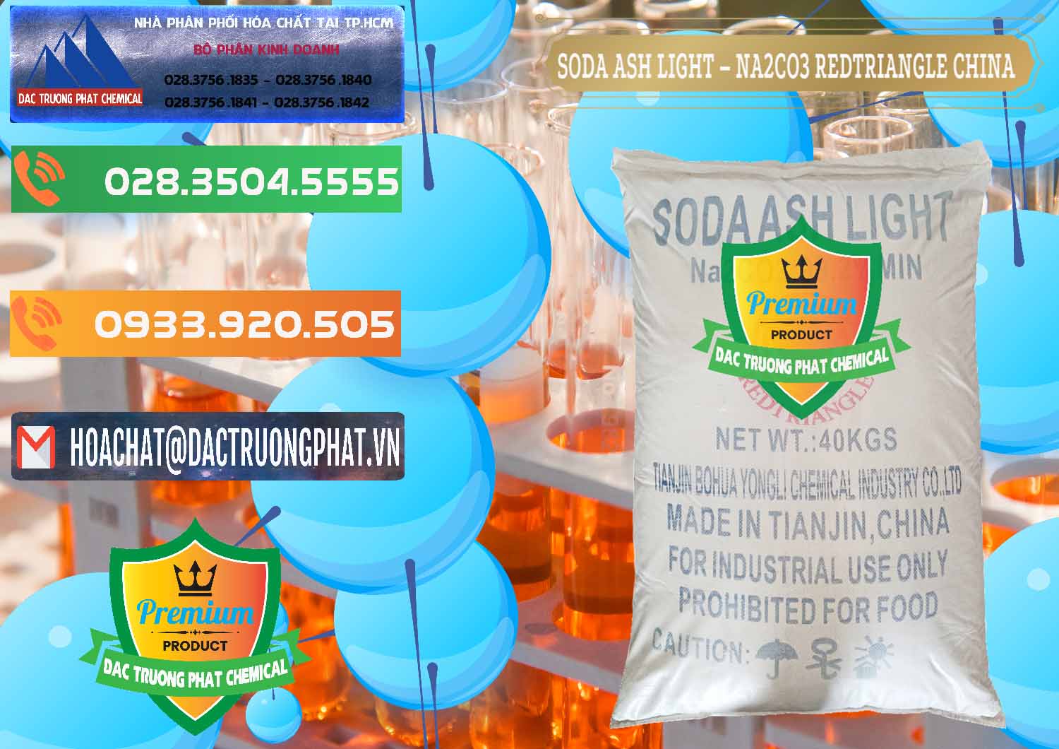 Chuyên bán - cung ứng Soda Ash Light - NA2CO3 Redtriangle Trung Quốc China - 0131 - Nơi bán ( cung cấp ) hóa chất tại TP.HCM - hoachatxulynuoc.com.vn
