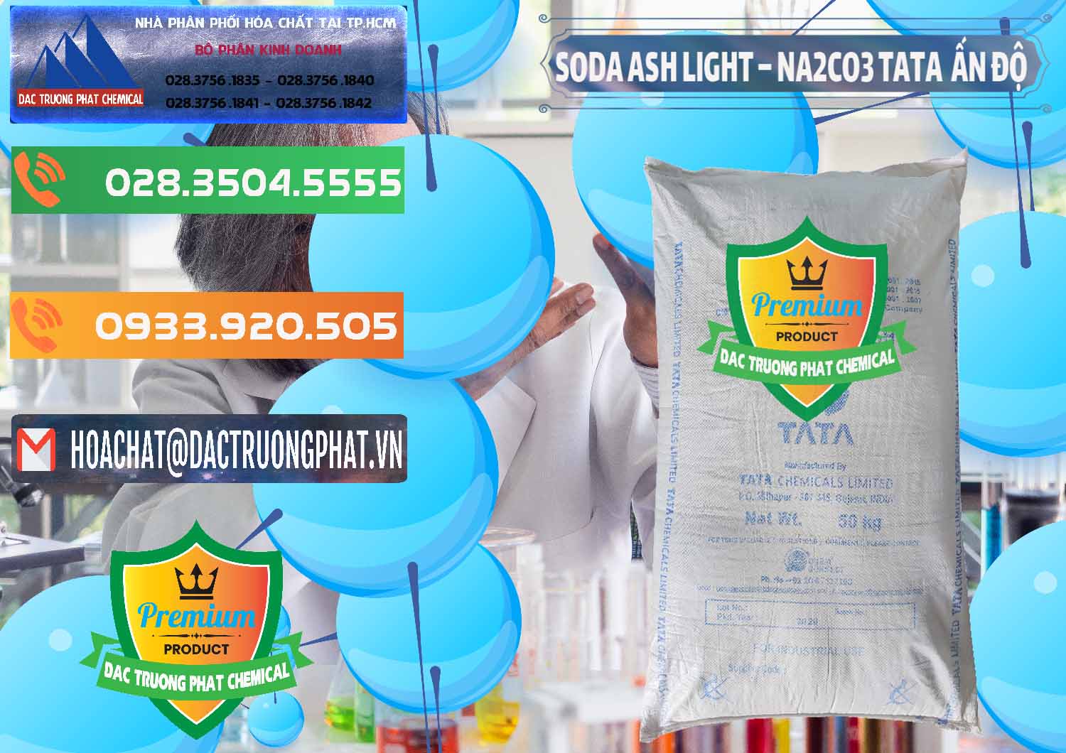 Phân phối ( bán ) Soda Ash Light - NA2CO3 TATA Ấn Độ India - 0132 - Cty chuyên bán - cung cấp hóa chất tại TP.HCM - hoachatxulynuoc.com.vn