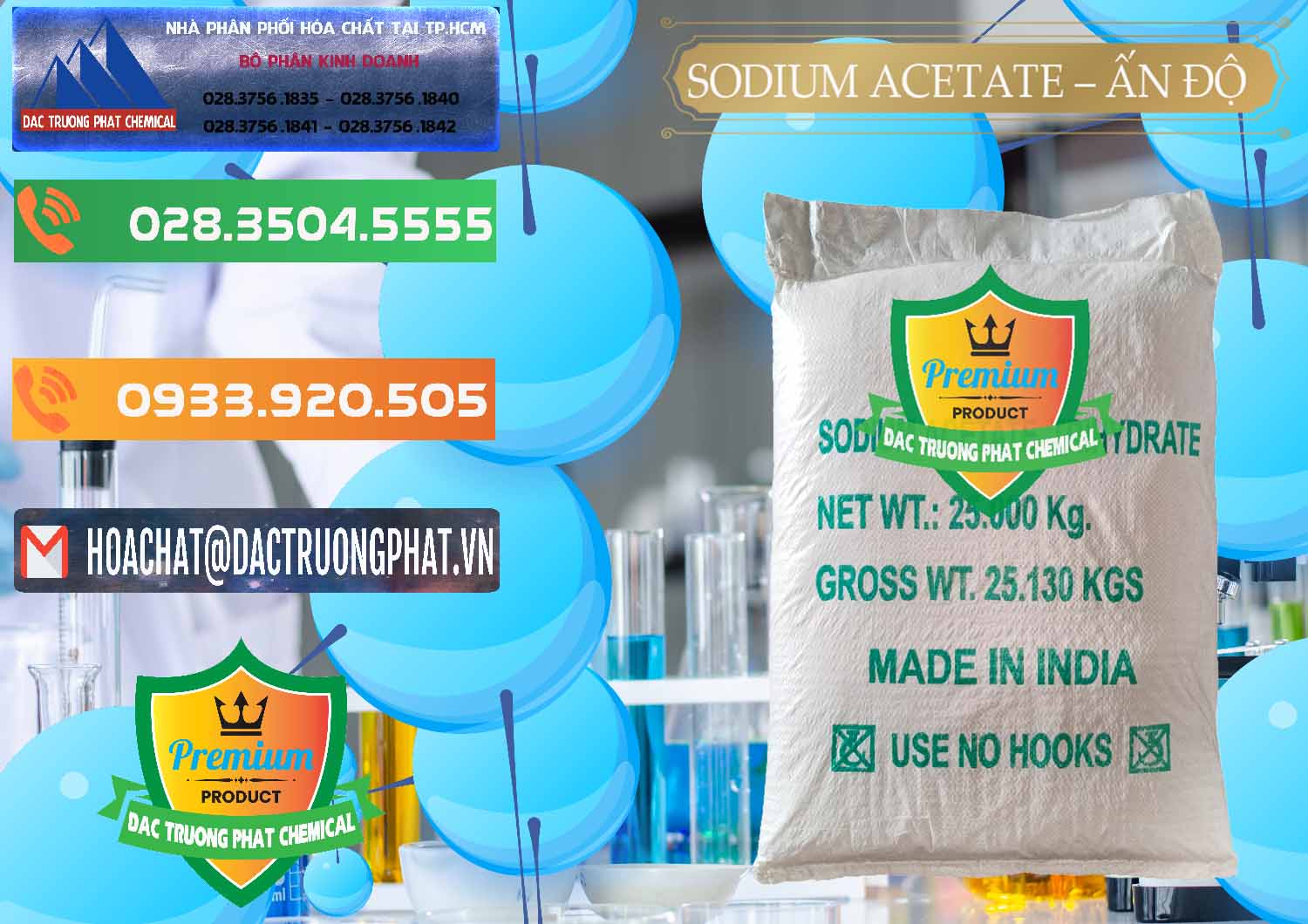 Đơn vị kinh doanh và bán Sodium Acetate - Natri Acetate Ấn Độ India - 0133 - Cty chuyên phân phối _ cung ứng hóa chất tại TP.HCM - hoachatxulynuoc.com.vn
