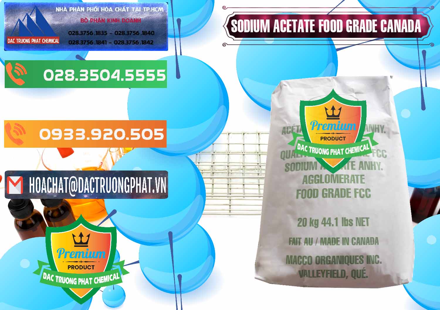 Công ty phân phối _ bán Sodium Acetate - Natri Acetate Food Grade Canada - 0282 - Công ty phân phối _ cung cấp hóa chất tại TP.HCM - hoachatxulynuoc.com.vn