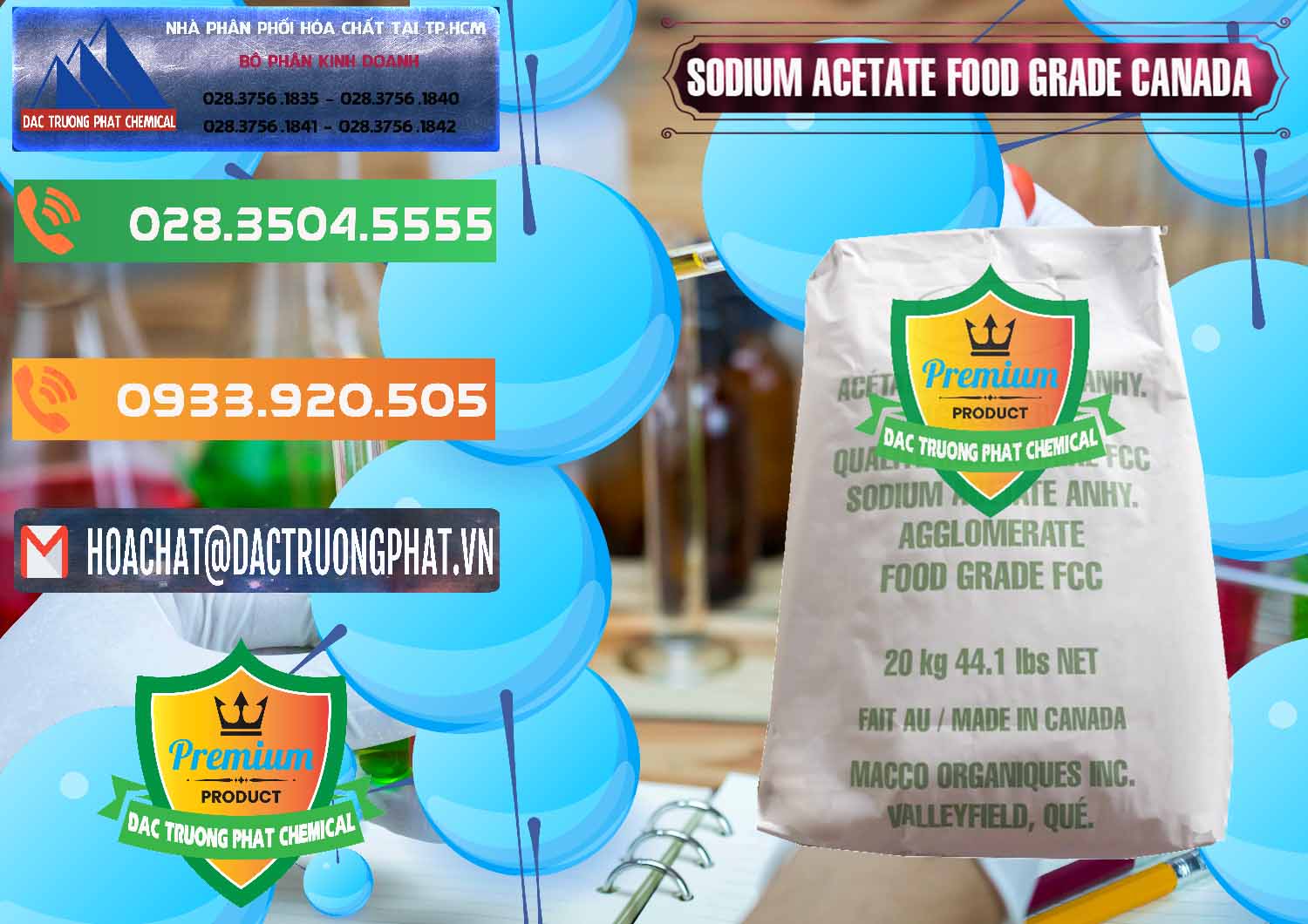 Công ty bán _ cung ứng Sodium Acetate - Natri Acetate Food Grade Canada - 0282 - Nơi phân phối và cung cấp hóa chất tại TP.HCM - hoachatxulynuoc.com.vn